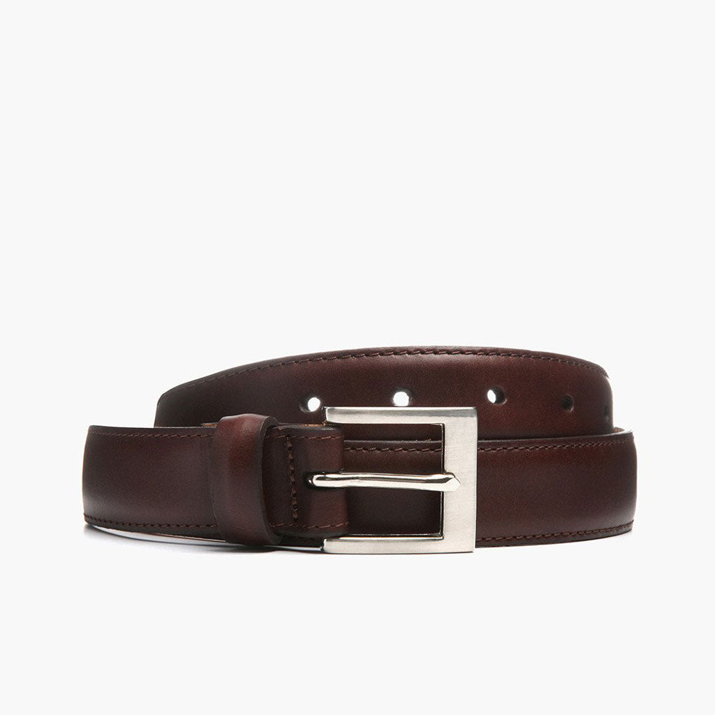 Premium Genuine Leather Belt for Men - Classic Brown Dress Belt | Perfect for Office, Casual Wear & Formal Occasions