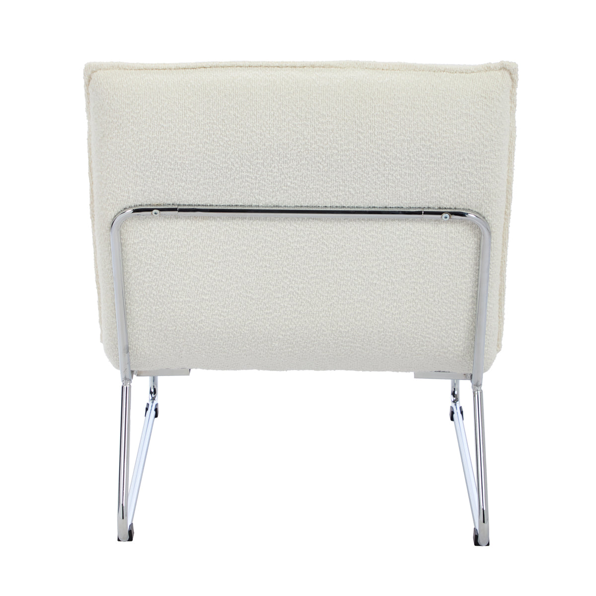 Luxury Aero Boucle Armchair - Modern Velvet Upholstered Accent Chair for Living Room, Bedroom & Office - Soft Comfortable Lounge Seating with Sturdy Metal Legs - Perfect for Home Decor, Relaxing & Reading Nook