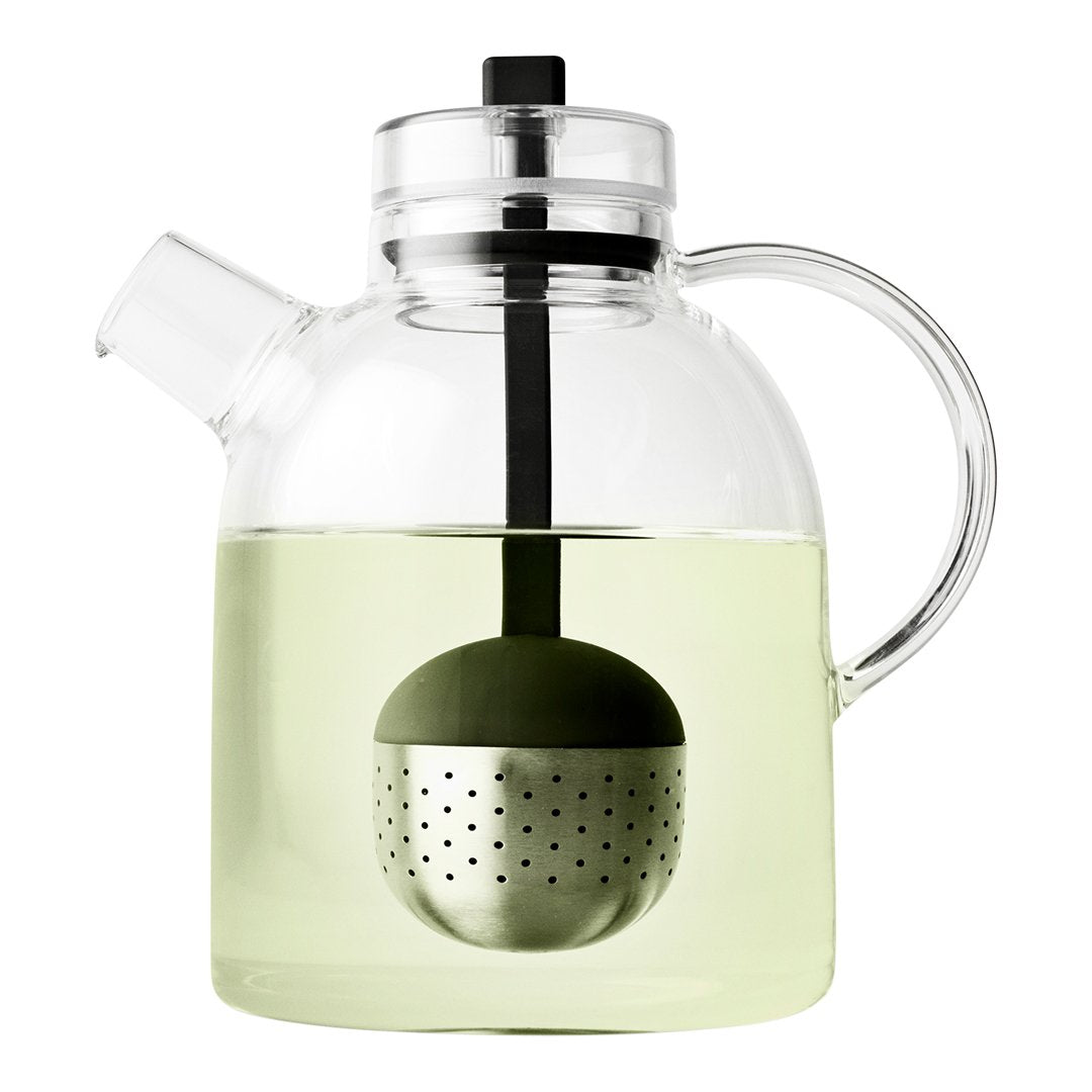 Norm Architects Kettle Teapot - Premium Stainless Steel Pour Over Coffee & Tea Pot with Ergonomic Handle - Perfect for Home Brewing, Coffee Shops & Modern Kitchens