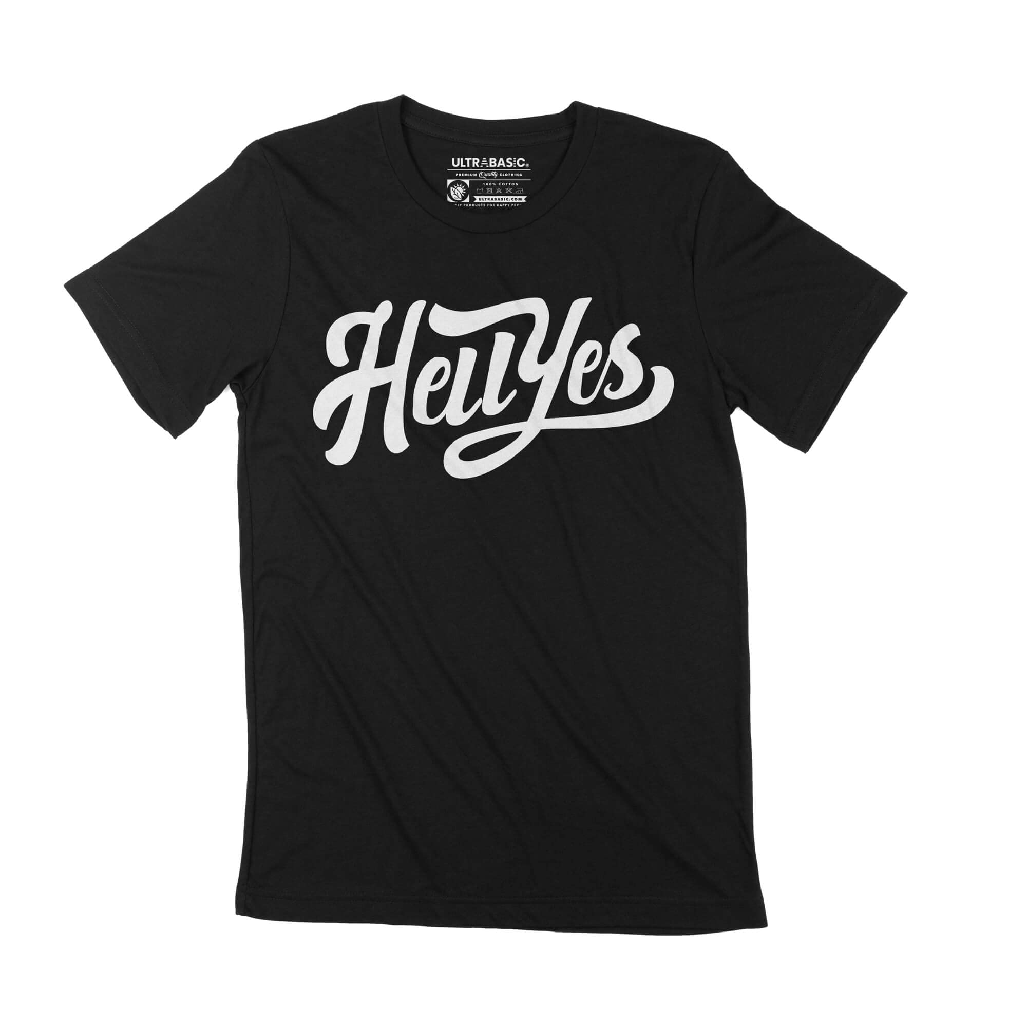 Vintage Men's Graphic T-Shirt - Hell Yes Short Sleeve Tee | Cool Novelty Birthday Gift for Him | Casual Wear, Parties & Everyday Outfits