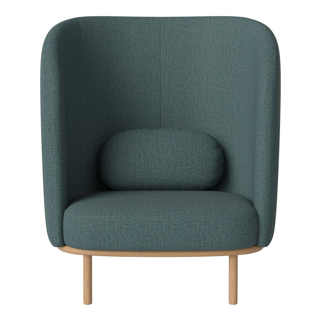 Fuuga Modern Nesting Armchair Set of 2 - Space Saving Stackable Lounge Chairs for Small Living Room, Bedroom or Office - Comfortable Accent Seating for Home Decor