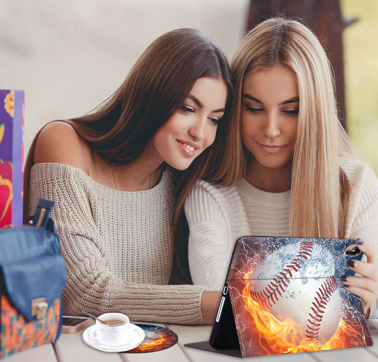Premium PU Leather iPad Case for iPad 8th Gen (2020)/7th Gen (2019), iPad Air 3 10.5