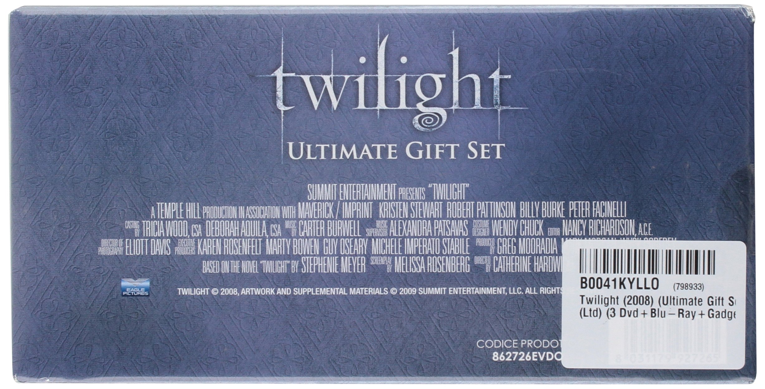 Twilight (2008) Ultimate Gift Set Limited Edition - 3 DVD + Blu-Ray + Exclusive Collectible Gadgets - Perfect for Twilight Fans, Movie Collectors & Gift Giving