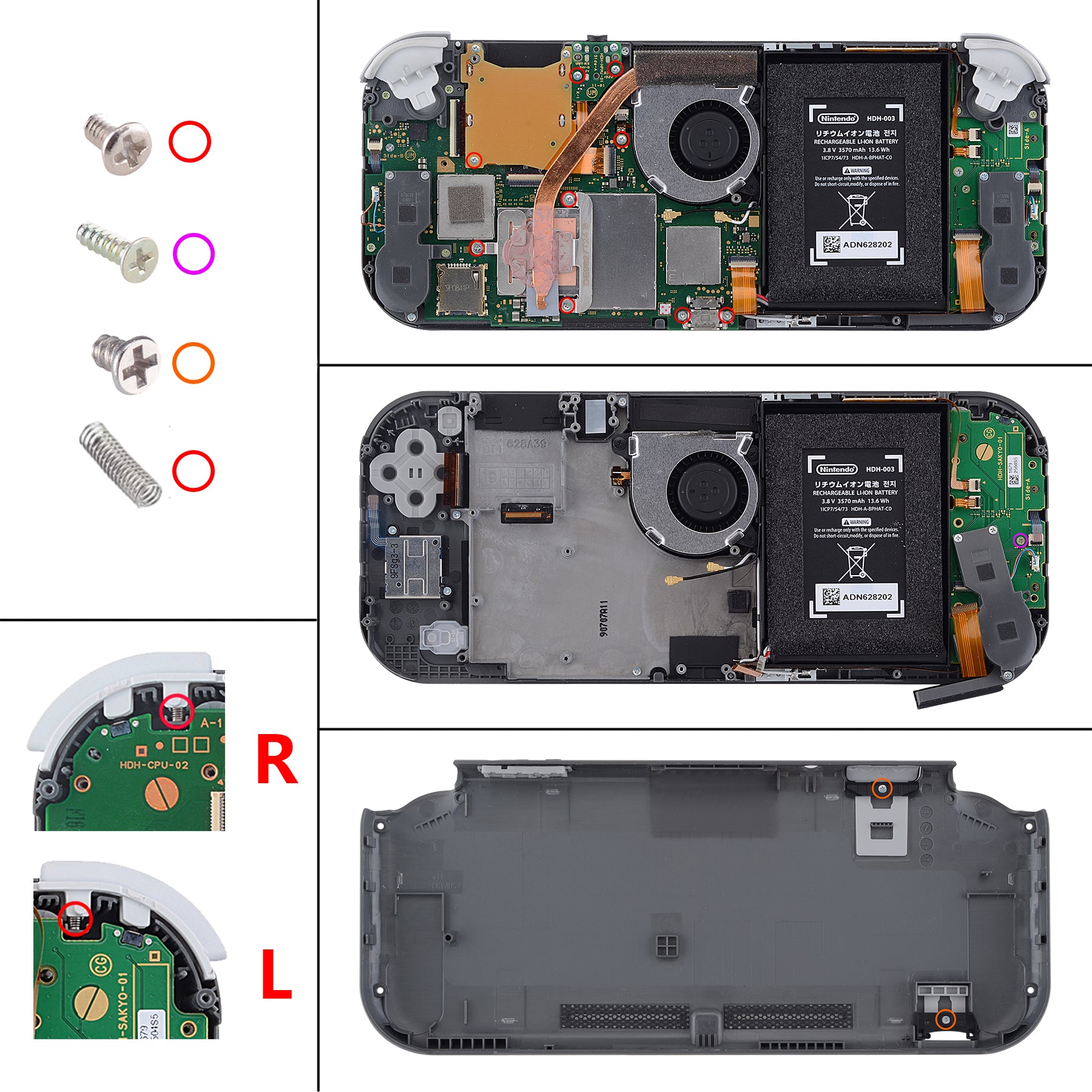 eXtremeRate Chrome Gold Glossy Replacement Button Kit for Nintendo Switch Lite - Full Set ABXY, D-Pad, Home, Capture, Plus/Minus, L/R, ZL/ZR Triggers with Tools | DIY Repair & Customization for Enhanced Gaming Experience