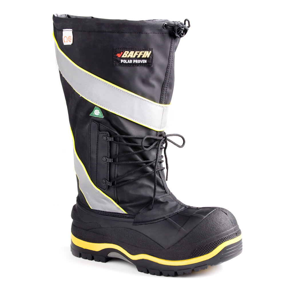 Baffin Derrick Men's Composite Toe Winter Work Boots - Waterproof Insulated Safety Boots for Cold Weather Construction & Outdoor Work (Model: POLAMP02)