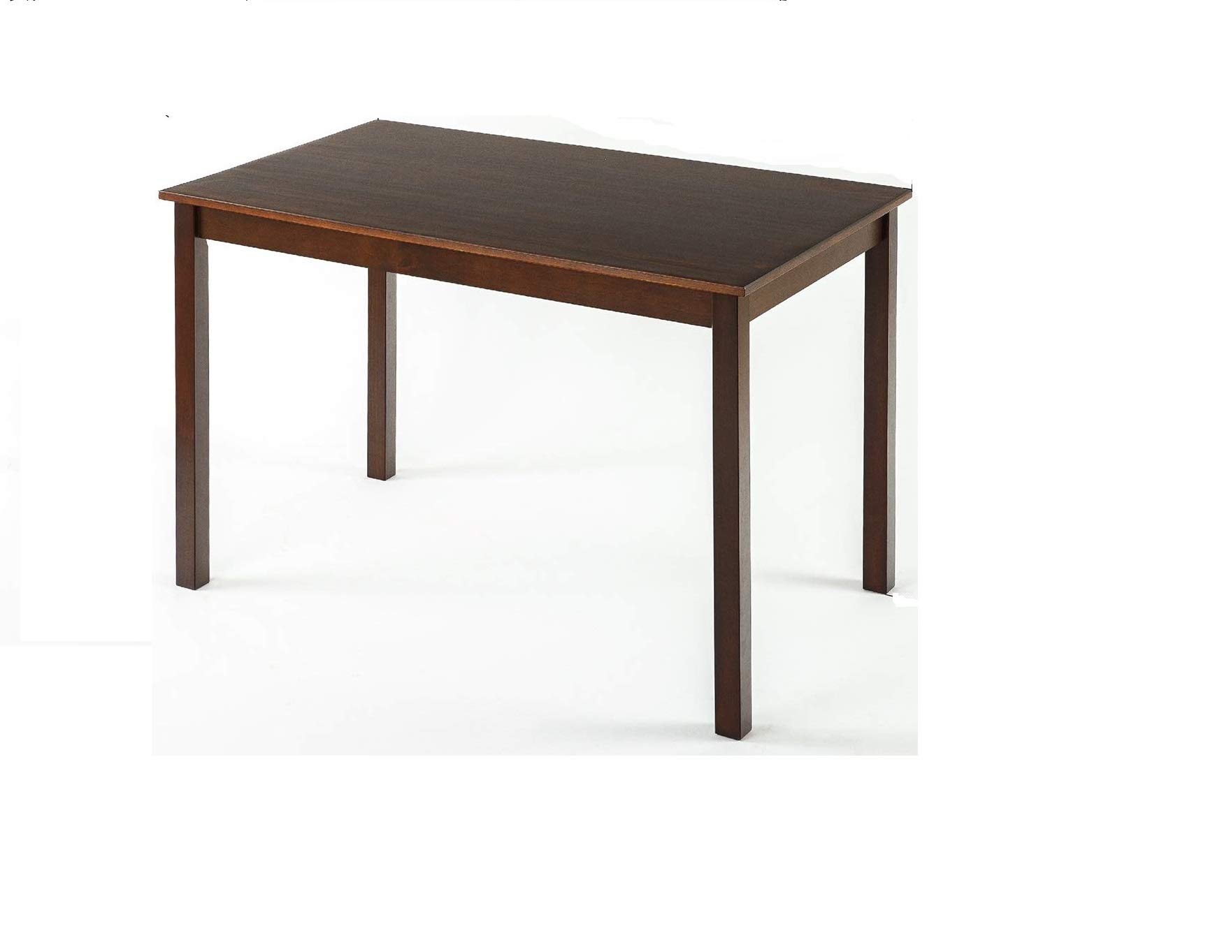 Zinus Juliet Espresso Wood Dining Table - Solid Wood Kitchen Table for 4-6 People - Perfect for Dining Room, Breakfast Nook & Small Space Apartments