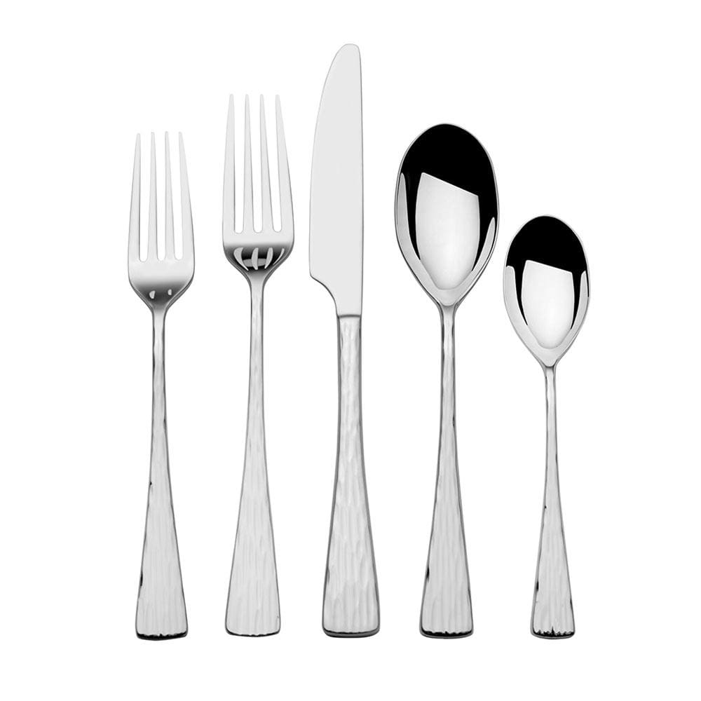 Novaro 20-Piece Stainless Steel Flatware Set - Service for 4 - Elegant Silverware for Dining, Kitchen & Entertaining - Perfect for Dinner Parties, Family Meals & Gifts