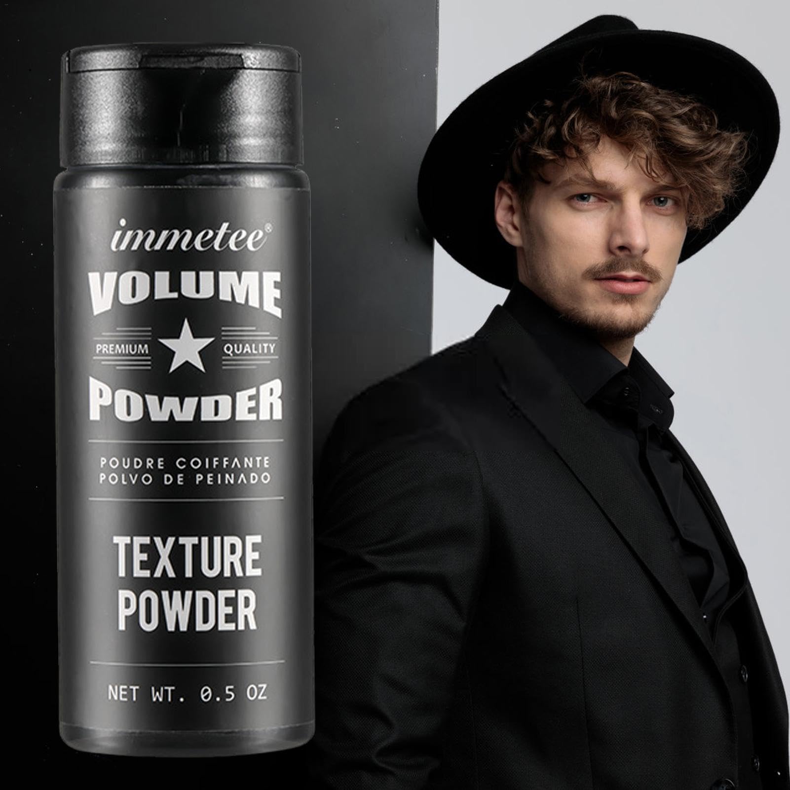 2 Pcs Hair Styling Powder for Volume & Texture - 0.5 Oz Root Lifting Powder for Soft, Fluffy Hair All Day - Perfect for Fine, Thin Hair & Updos (Weddings, Parties, Daily Styling)