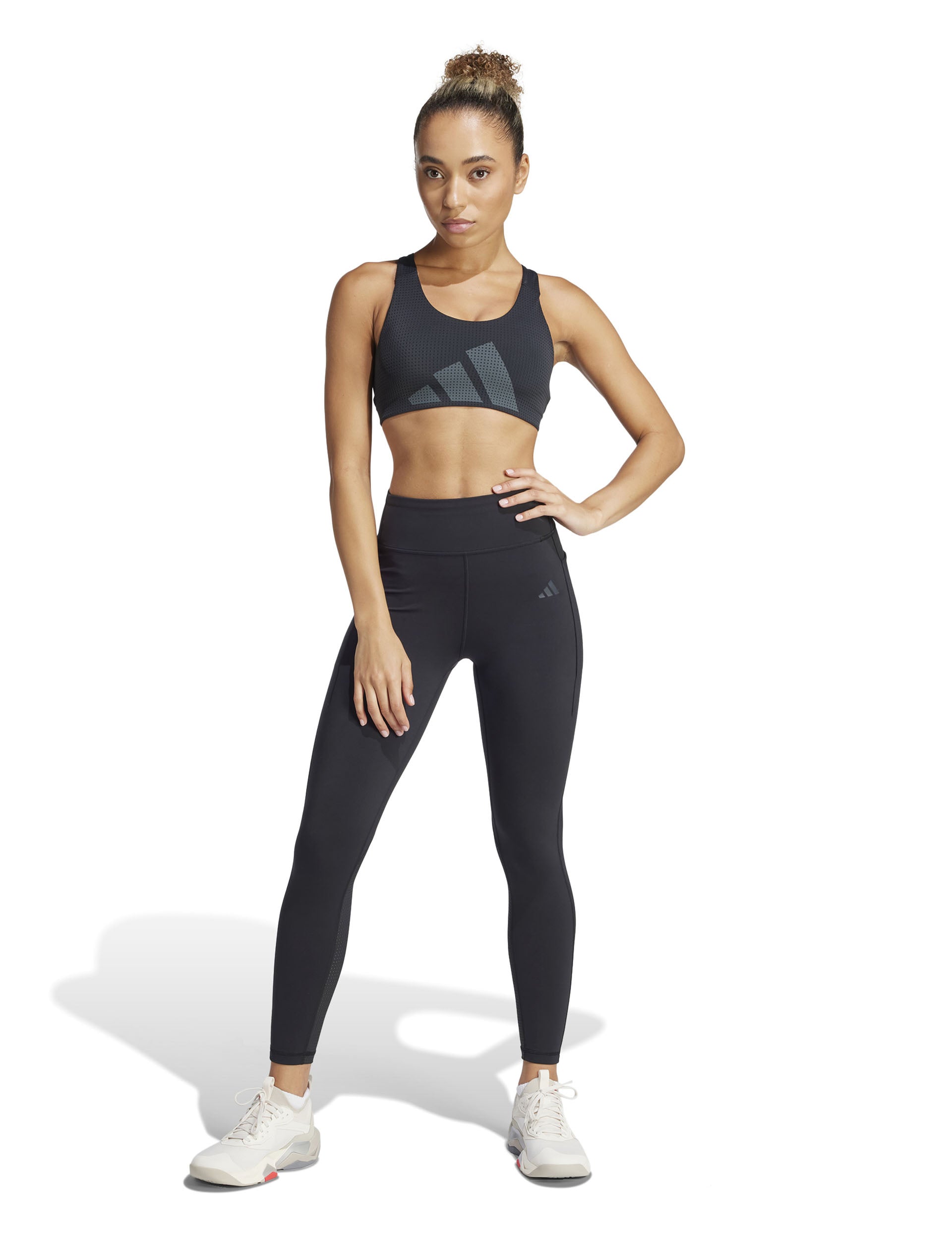 High-Intensity 7/8 Leggings for Women - Black Workout Leggings for Running, Yoga & Gym - Moisture-Wicking & Comfortable Training Tights