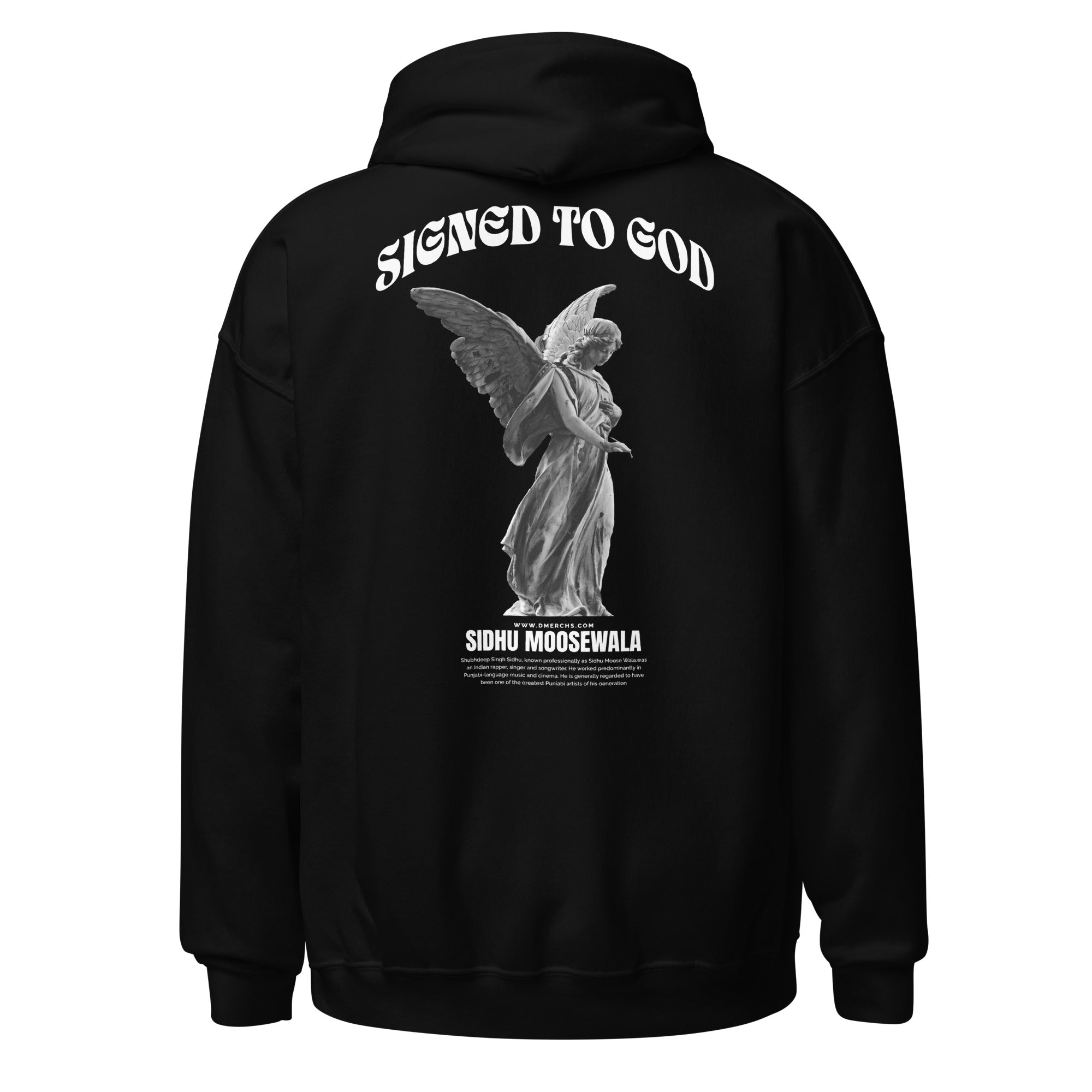 Signed to God Sidhu Moosewala Unisex Hoodie - Trendy Oversized Streetwear for Men & Women - Perfect for Concerts, Gyms, and Casual Outings