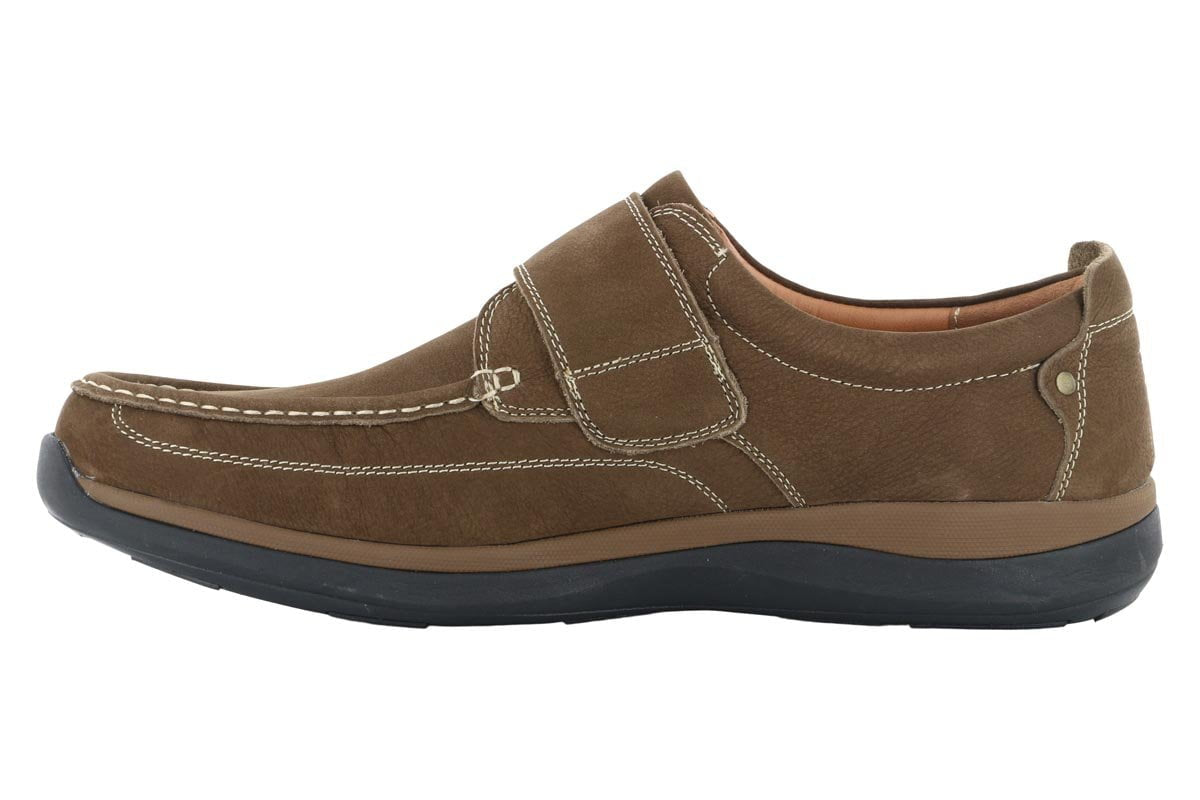 Propet Porter Velcro Strap Walking Shoes for Men - Comfortable Slip-On Casual Shoes for Outdoor Activities & Daily Wear