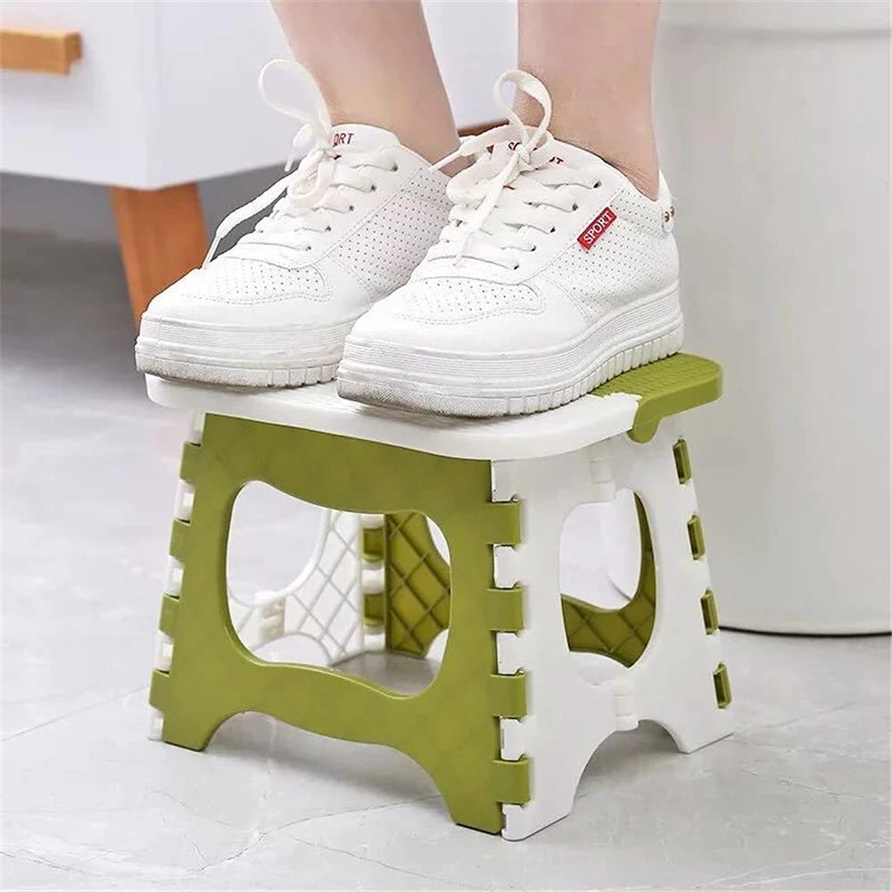Multi-Purpose Foldable Step Stool for Kitchen & Home - Light Pink | Non-Slip Compact Step Ladder for Reaching High Shelves, Cabinets & Storage | Perfect for Elderly, Kids & Short Adults