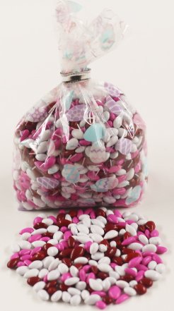 Scott's Cakes Valentine's Day Chocolate Covered Sunflower Seeds - 1lb Bulk Bag for Easter, Gifts & Party Favors | Perfect for Holiday Celebrations, Snacking & Dessert Toppings