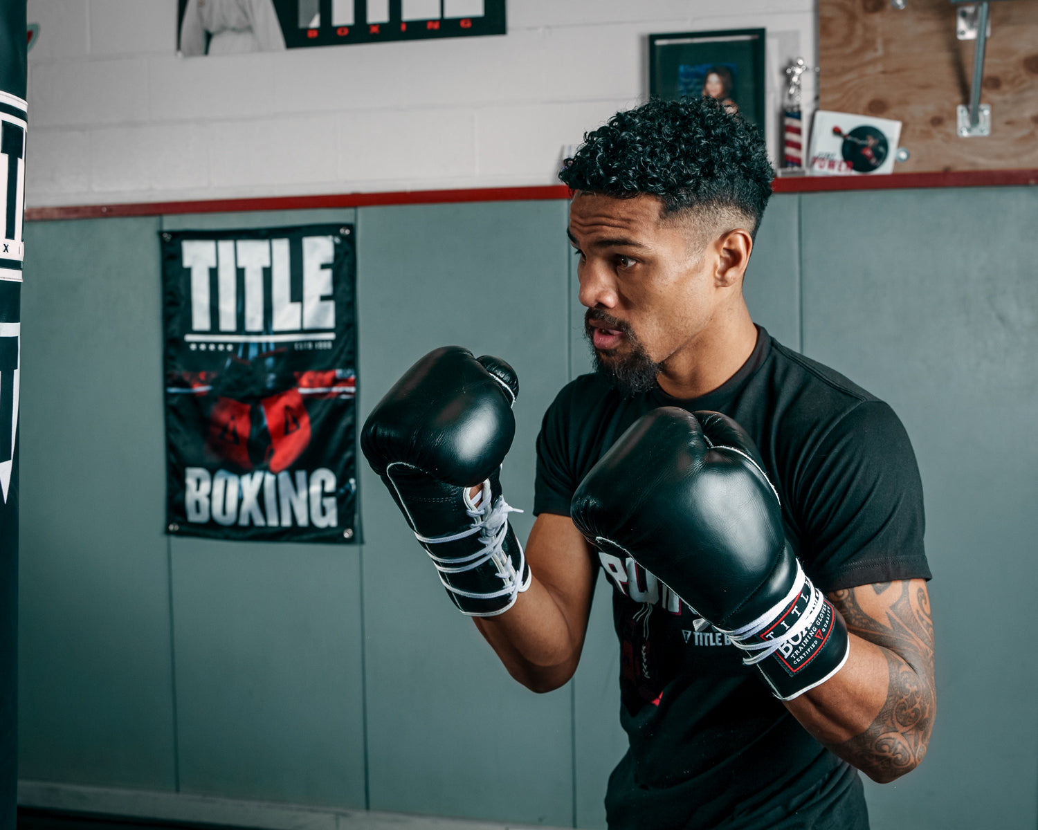 TITLE Boxing Old School Leather Lace-Up Sparring Gloves - Professional Training & Heavy Bag Workouts for Boxing, MMA & Fitness