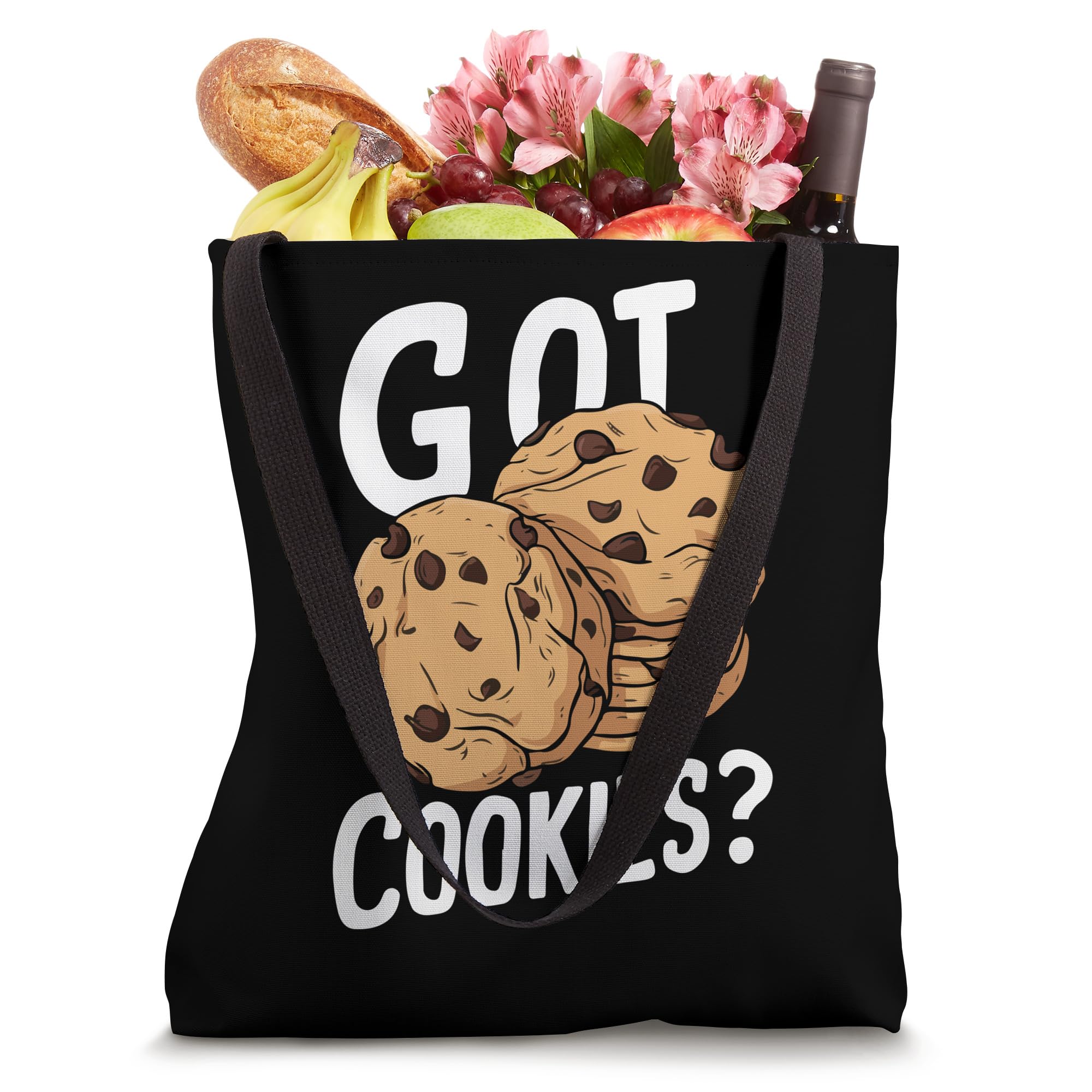Chocolate Chip Cookie Tote Bag for Shopping & Gifts