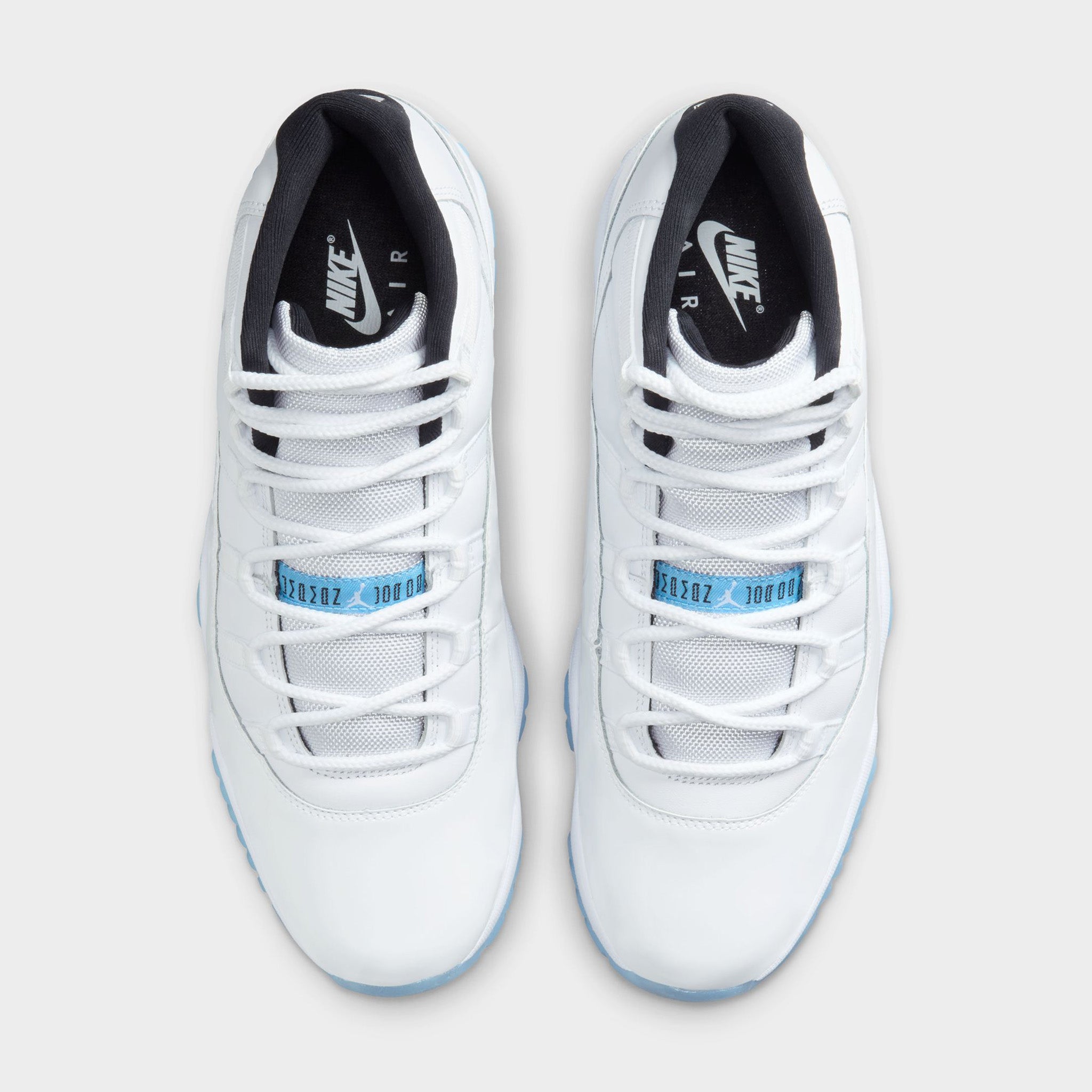 Jordan 11 Retro White/Legend Blue Black - Men's Basketball Shoes for Performance & Style - Perfect for NBA Games, Streetwear Fashion & Sneaker Collectors