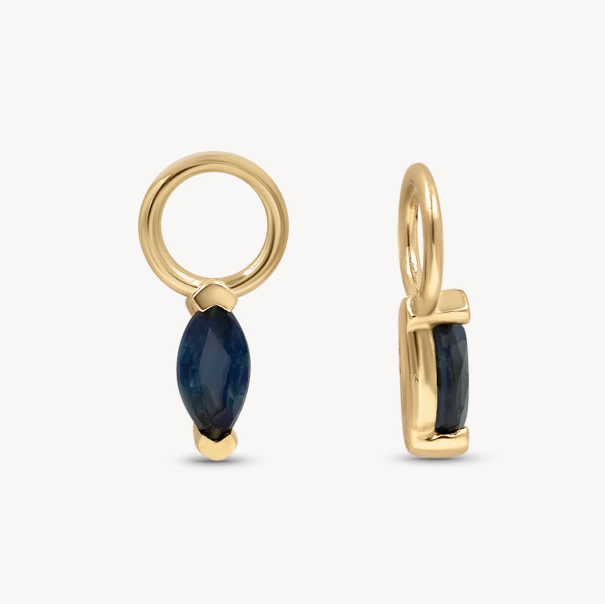 Mini Birthstone Huggie Charms - Dainty Sterling Silver Earrings for Women | Perfect for Everyday Wear, Gifts & Special Occasions