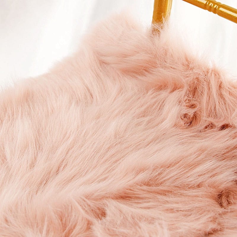 20x20 Faux Fur Throw Blanket - Soft Sheepskin Rug & Chair Cushion - Cozy Home Decor for Living Room, Bedroom, and Nursery - Perfect for Winter Warmth and Stylish Interior Design
