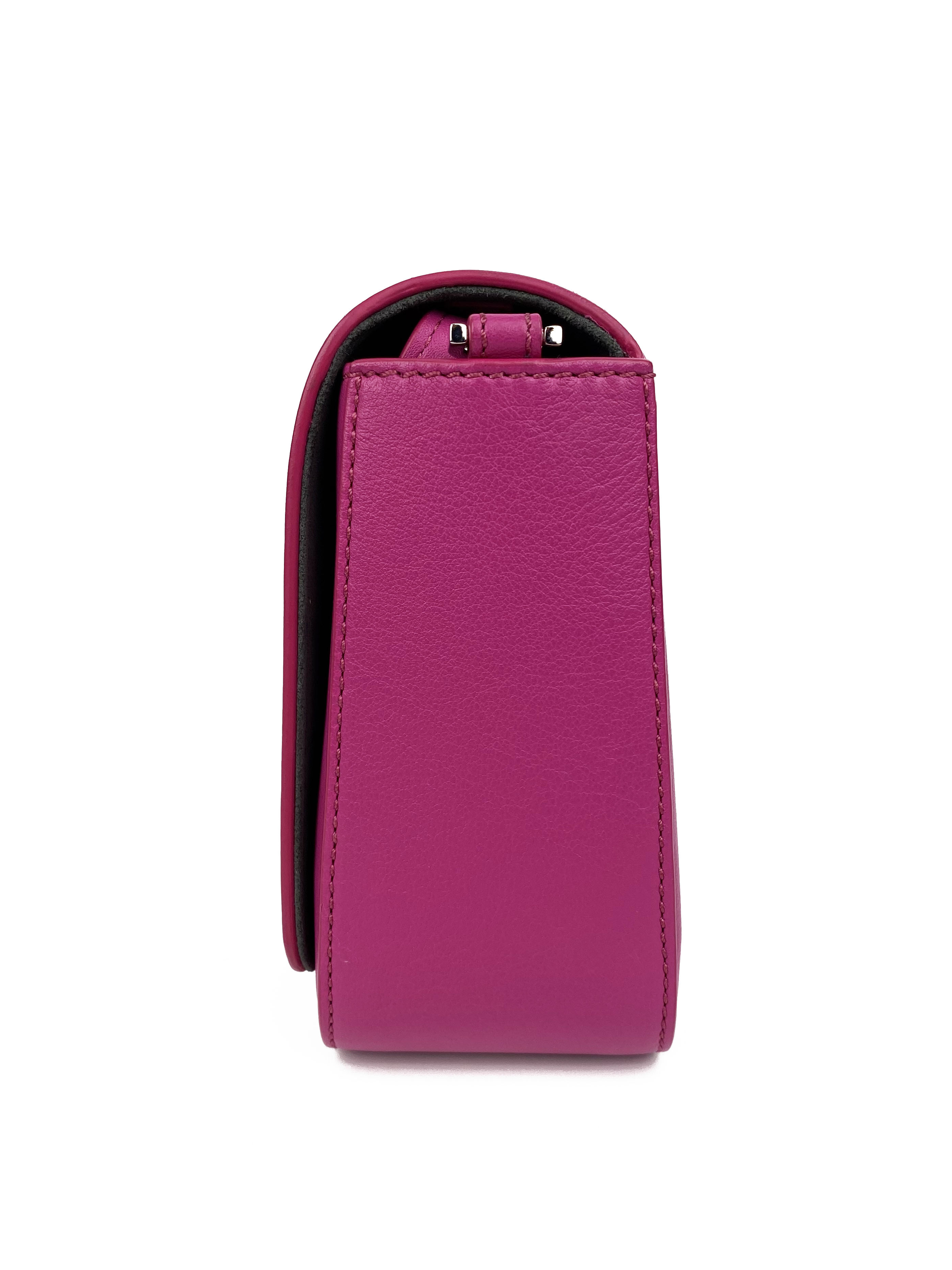 Fendi Magenta 3 Baguette Bag - Luxury Shoulder Handbag for Women | Trendy Crossbody Purse for Party, Dating & Everyday Use