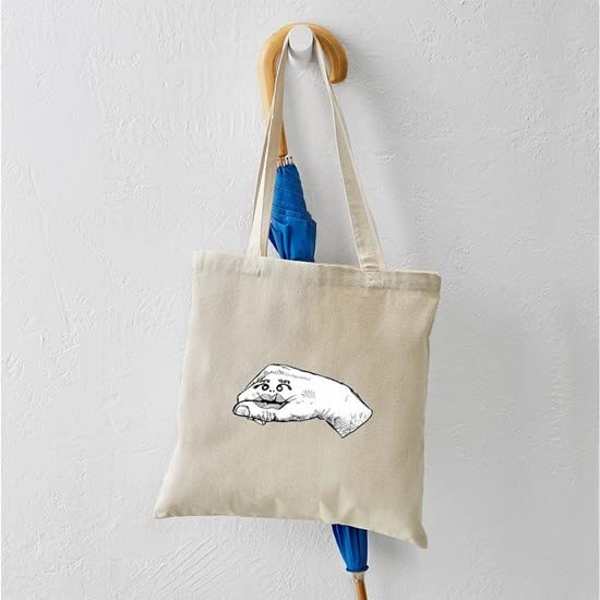 Eco-Friendly Talking Hand Tote Bag - Natural Canvas Reusable Shopping Bag for Groceries, Beach & Daily Use
