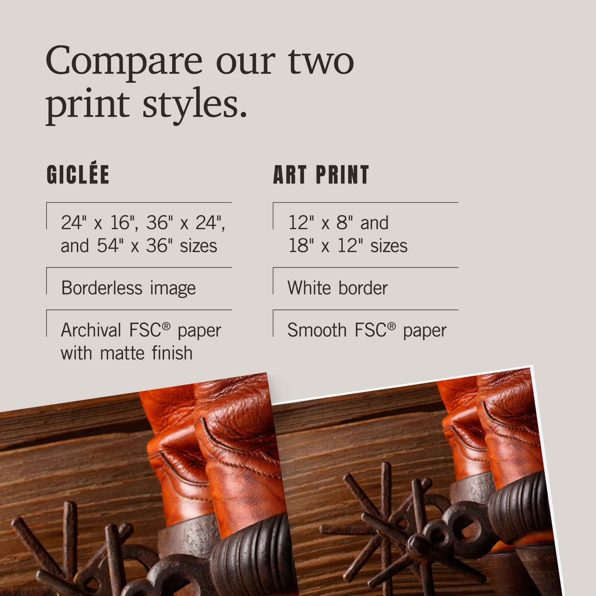 Lantern Press 24x36 Inch Giclee Art Print - Western Cowboy Boots and Spurs Wall Decor for Living Room, Bedroom & Office - Premium Canvas Artwork for Home & Office Decoration