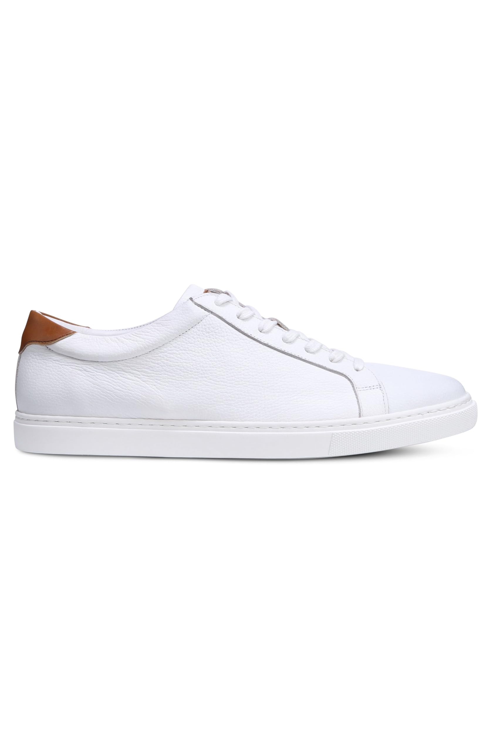 Allen Edmonds Men's Courtside Oxford Dress Shoes in White - Size 8.5 D (Medium Width) - Premium Leather Formal Shoes for Business, Weddings & Office Wear