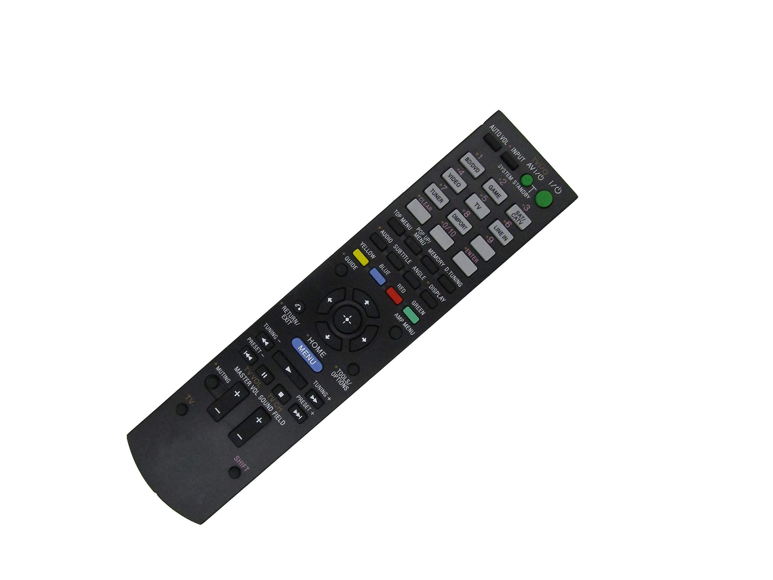 Replacement Remote Control for Sony STR-DH520 STR-DH720 STR-KS380 STR-CT550 STR-CT550WT STR-DH720HP STR-DH730 STR-DH830 AV Receiver - Perfect for Home Theater & Audio System Control