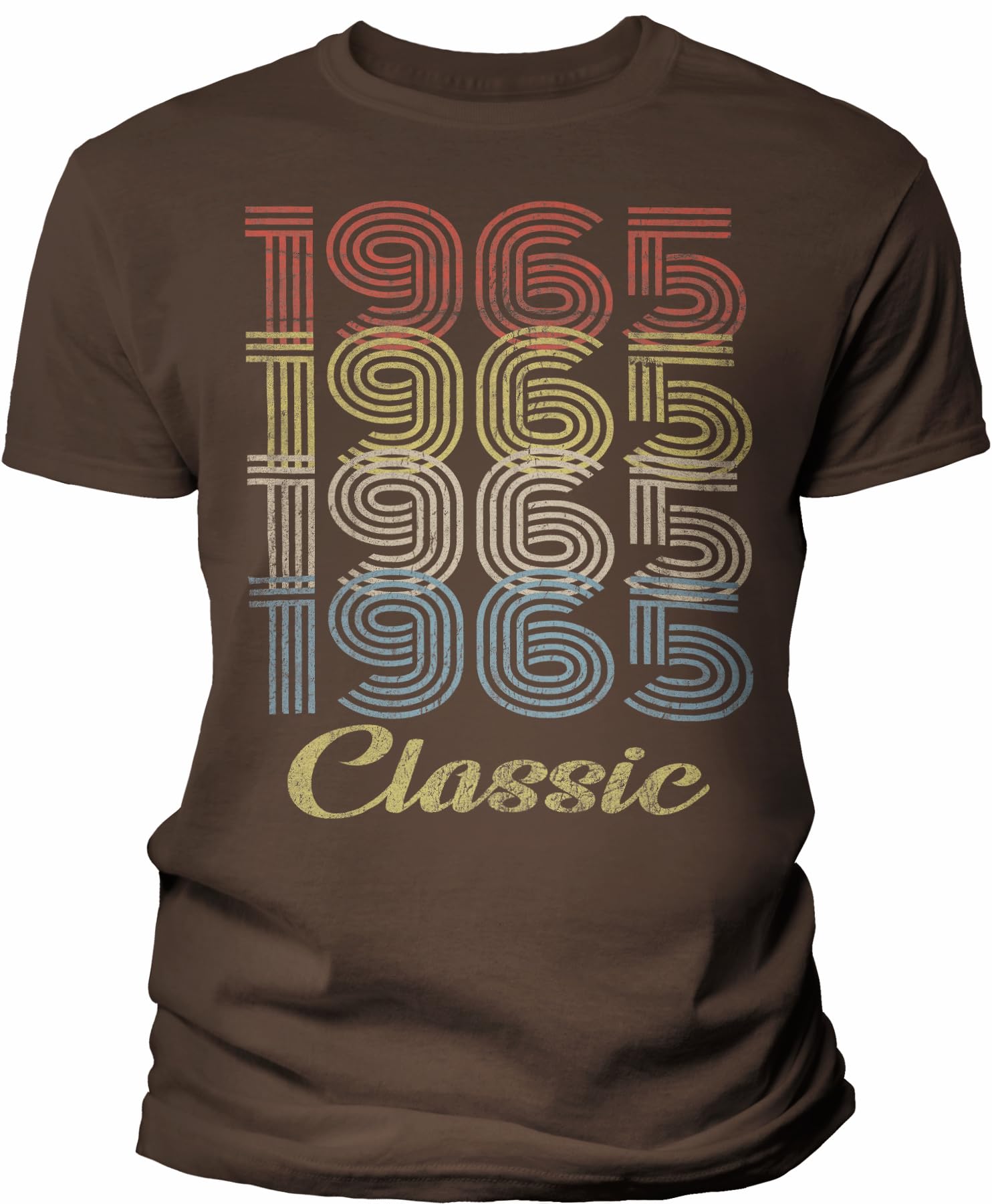 Vintage 1965 Retro 60th Birthday T-Shirt for Men - Classic Funny 60 Year Old Gift Idea - Perfect for Birthday Parties & Milestone Celebrations