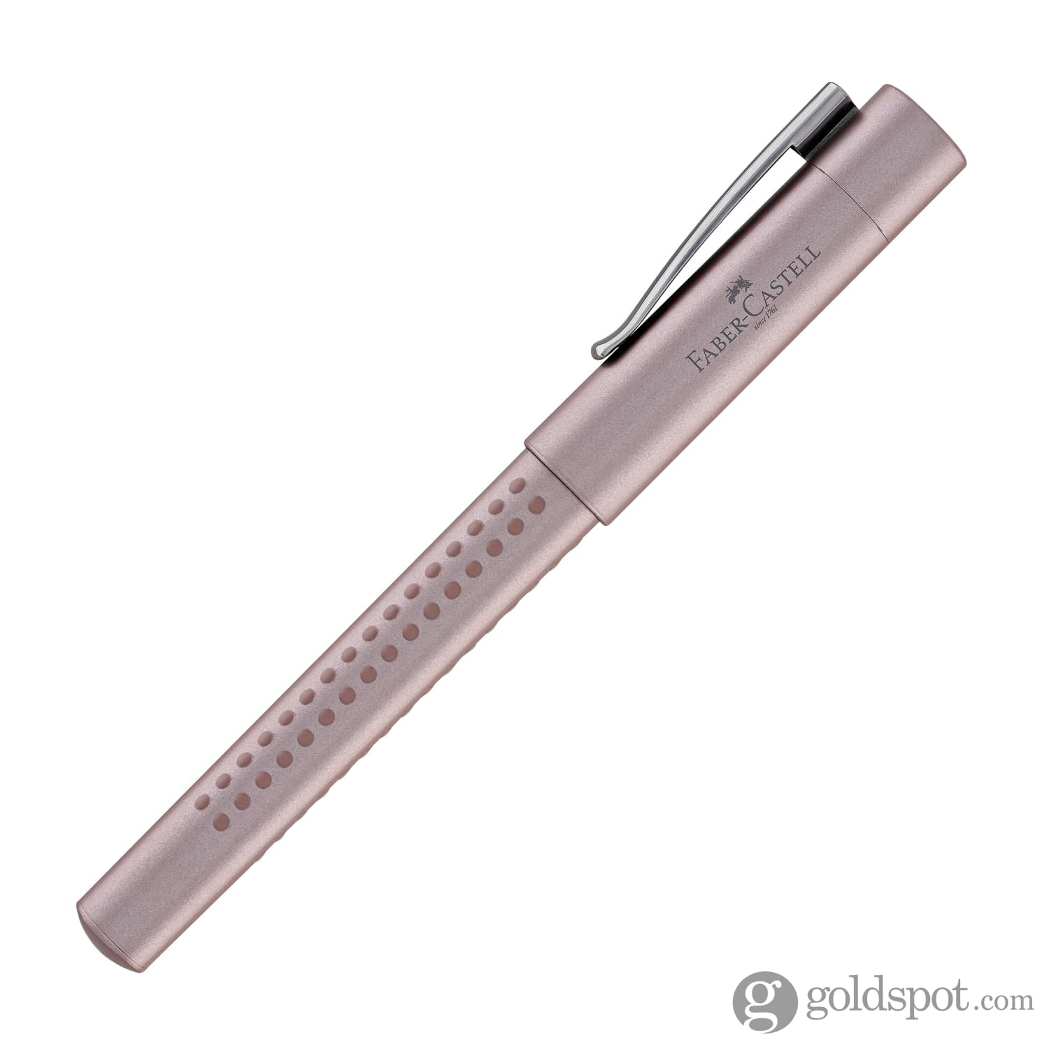 Faber-Castell Grip 2011 Fountain Pen - Pale Rose Color Premium Writing Instrument for Calligraphy, Journaling & Office Use