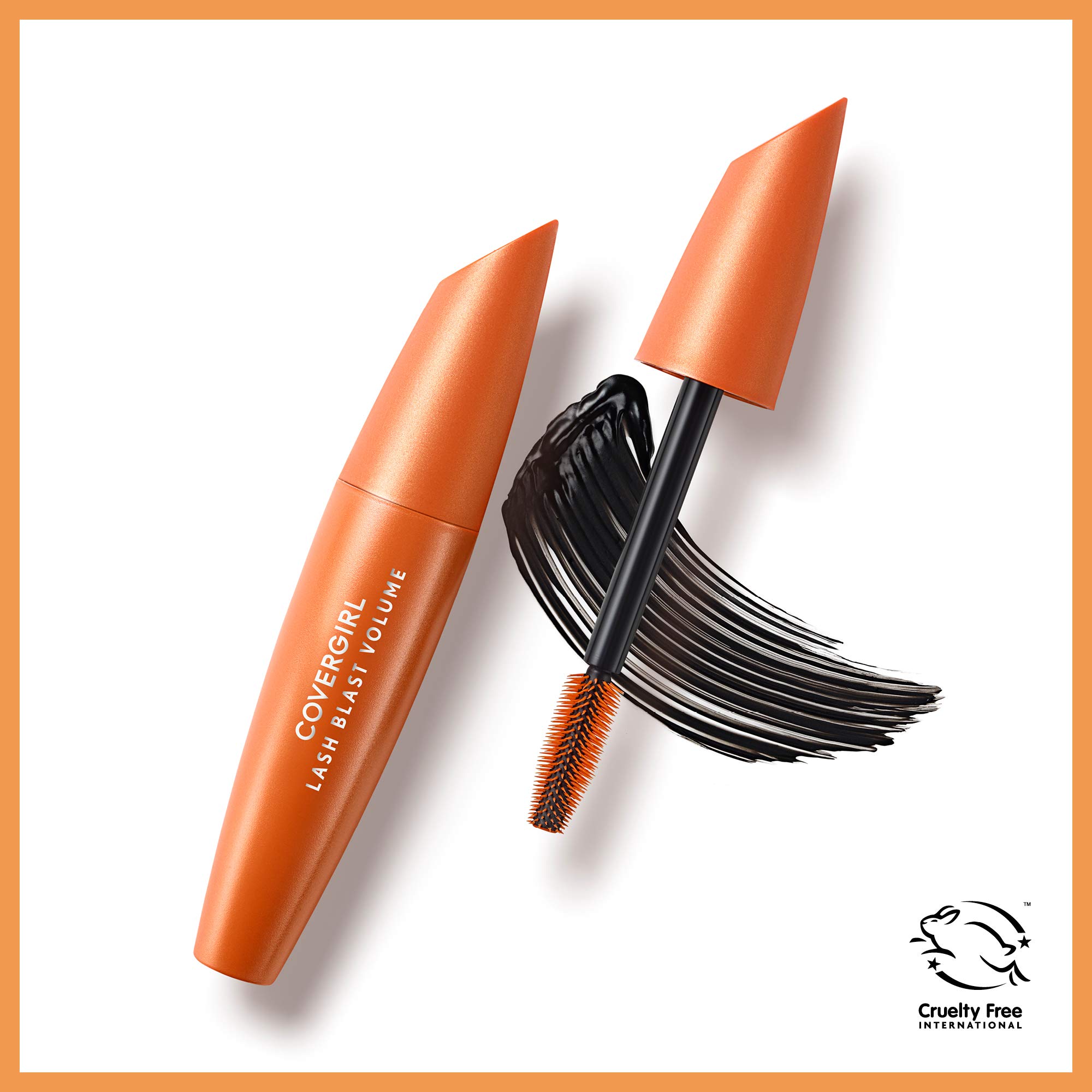 CoverGirl Lash Blast Volume Waterproof Mascara - Long-Lasting, Smudge-Proof & Cruelty-Free Makeup for Dramatic Lashes | Very Black | 1 Count | Perfect for Everyday Wear, Date Nights & Special Occasions