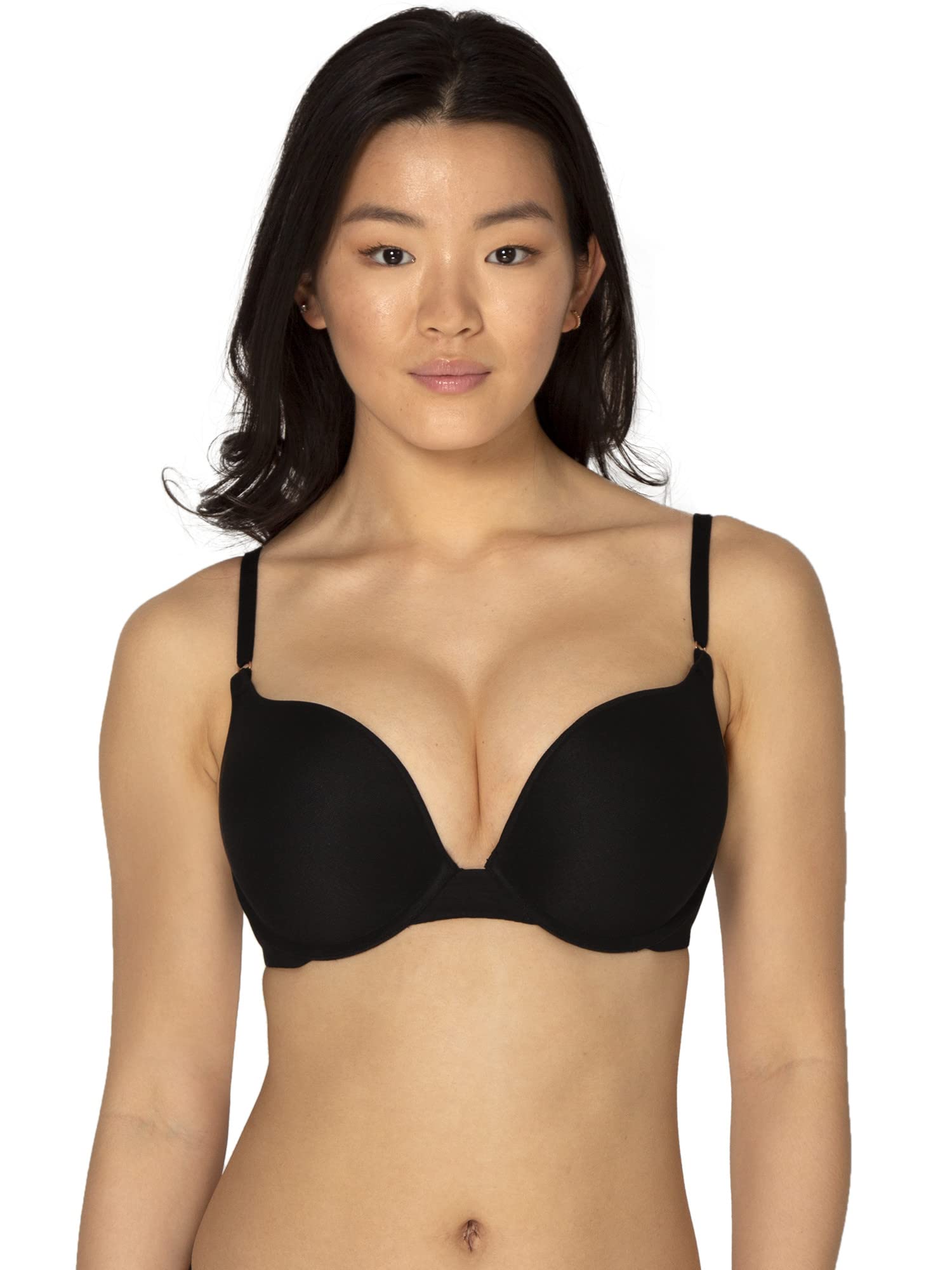 Smart & Sexy Women's Maximum Cleavage Underwire Push Up Bra - Comfortable Lace & Mesh Design for Enhanced Shape (Single & 2-Pack Options) | Perfect for Date Nights, Special Occasions & Everyday Confidence Boost