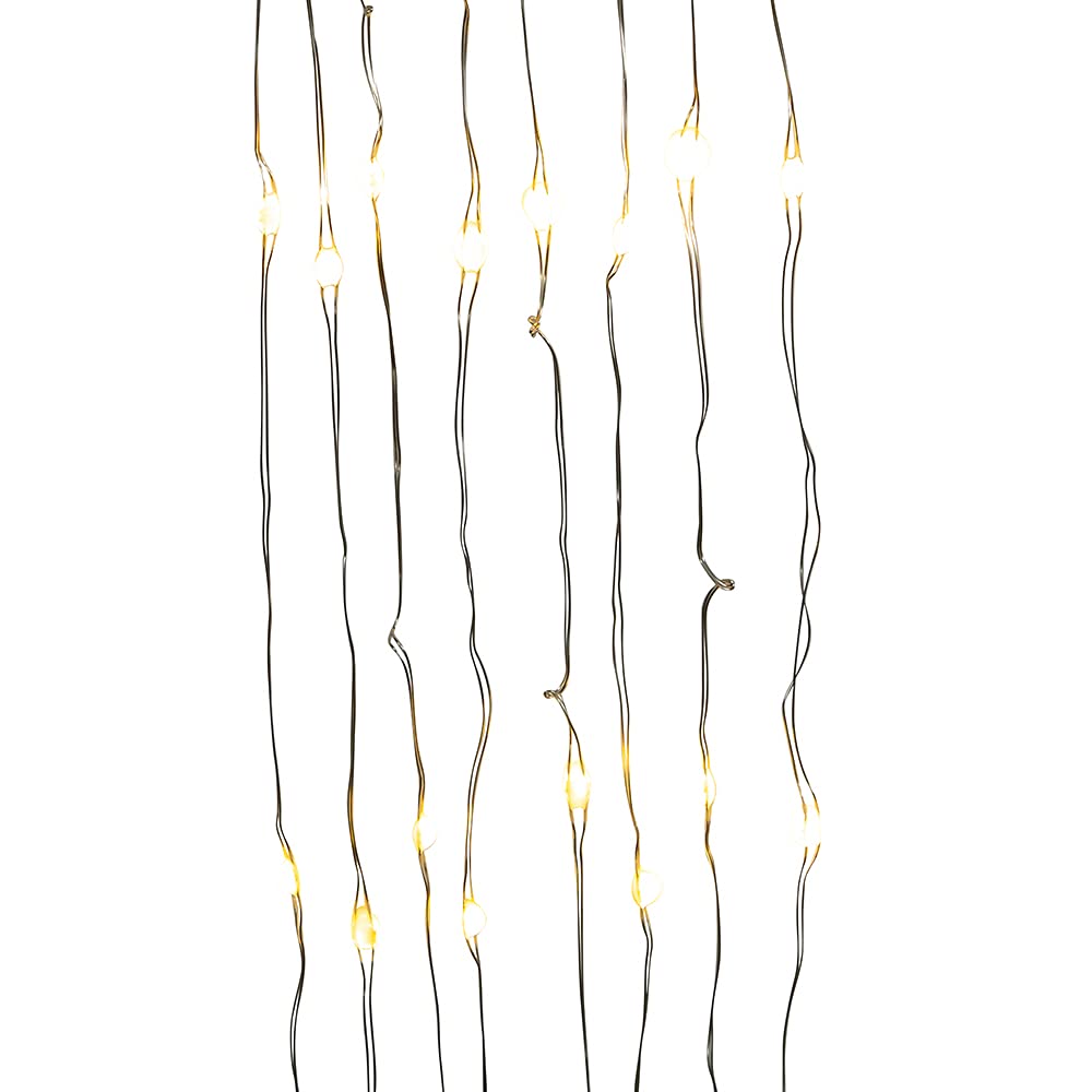 Kurt S. Adler BAT0301WW White String Lights - Perfect for Christmas Decorations, Party Lighting & Home Ambiance