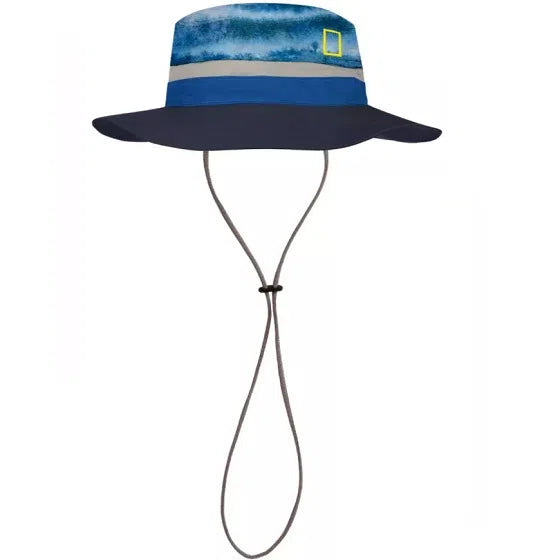 Booney National Geographic Hat - Zankor Blue - Outdoor Adventure & Travel Sun Protection Cap