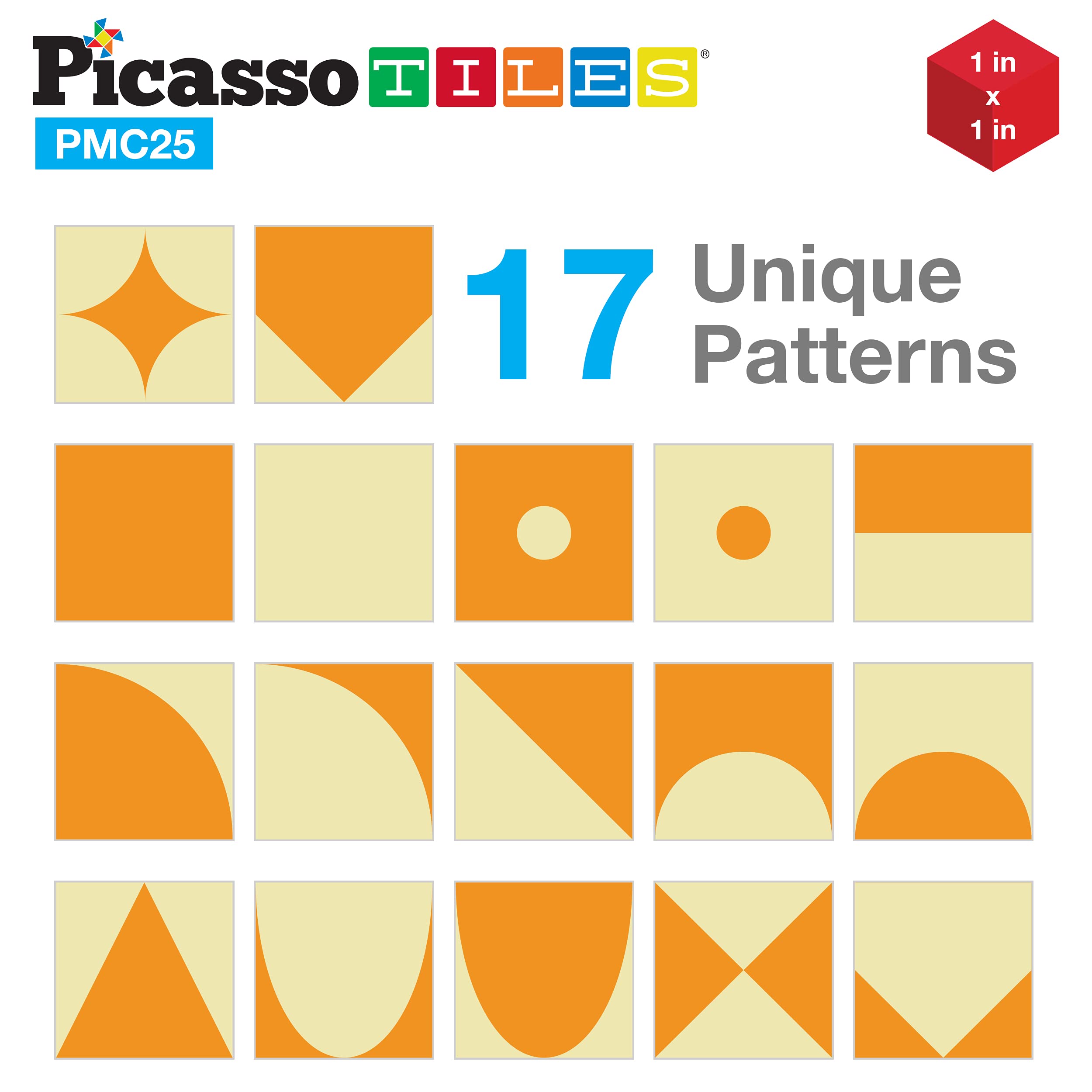 PicassoTiles 400pcs Magnetic Puzzle Cube Set - World Famous Art Paintings with Free Frame & Ideabook - STEM Educational Toy for Kids & Adults - Creative Brain Teaser for Home Decor, Classroom & Gift Giving