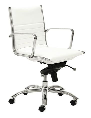 EURO Dirk Ergonomic Low Back Office Chair - Adjustable Height & Swivel for Home & Office Workspace