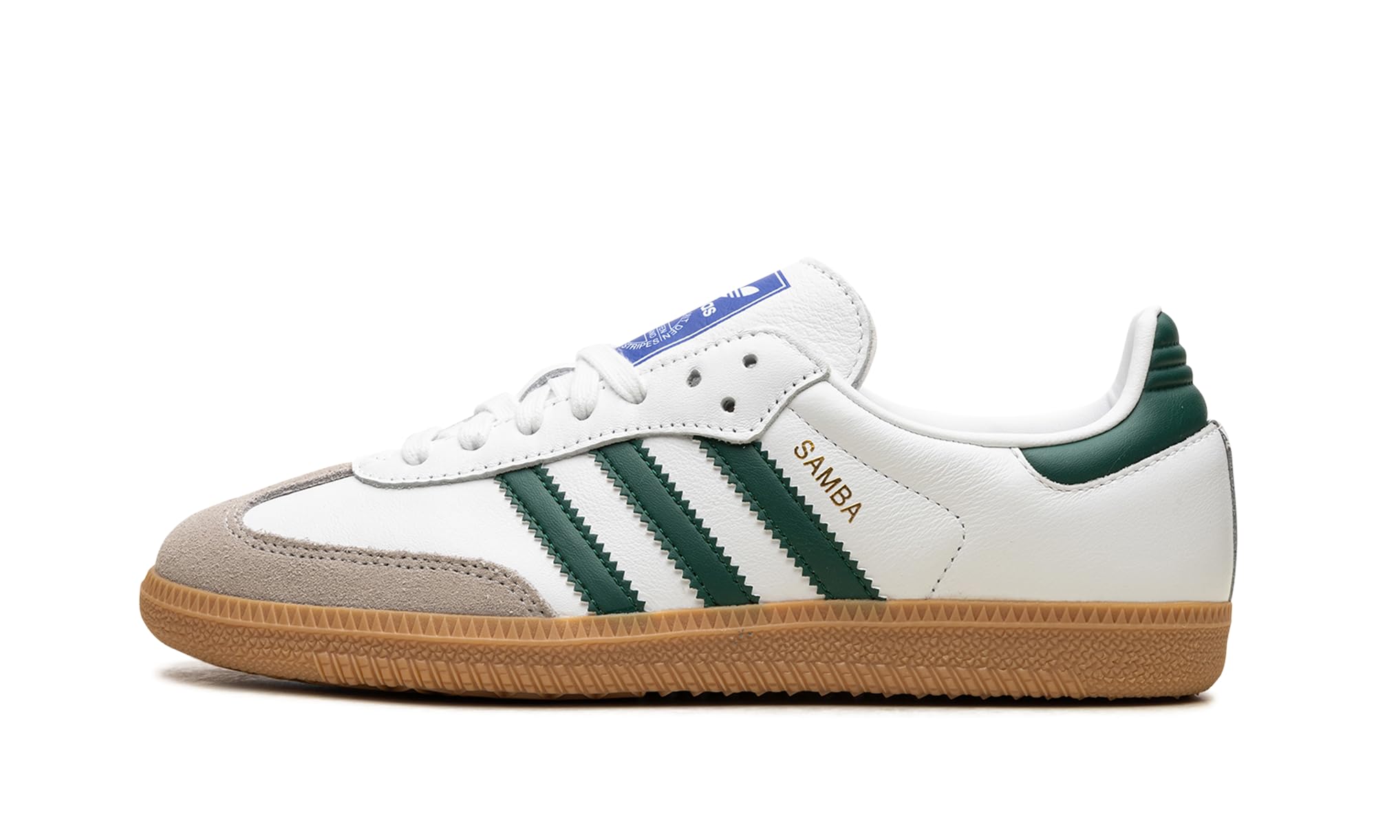 adidas Samba OG Men's Sneakers - Classic White & Black Leather Low-Top Shoes for Casual Wear, Street Style & Everyday Comfort