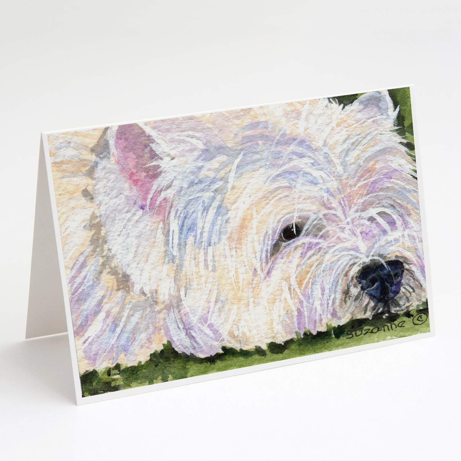 Westie Greeting Cards & Envelopes Set - Pack of 8 Blank A7 (5x7) Note Cards for All Occasions | Perfect for Birthdays, Thank You Notes & Holiday Wishes | Whimsical Dog Lover Stationery