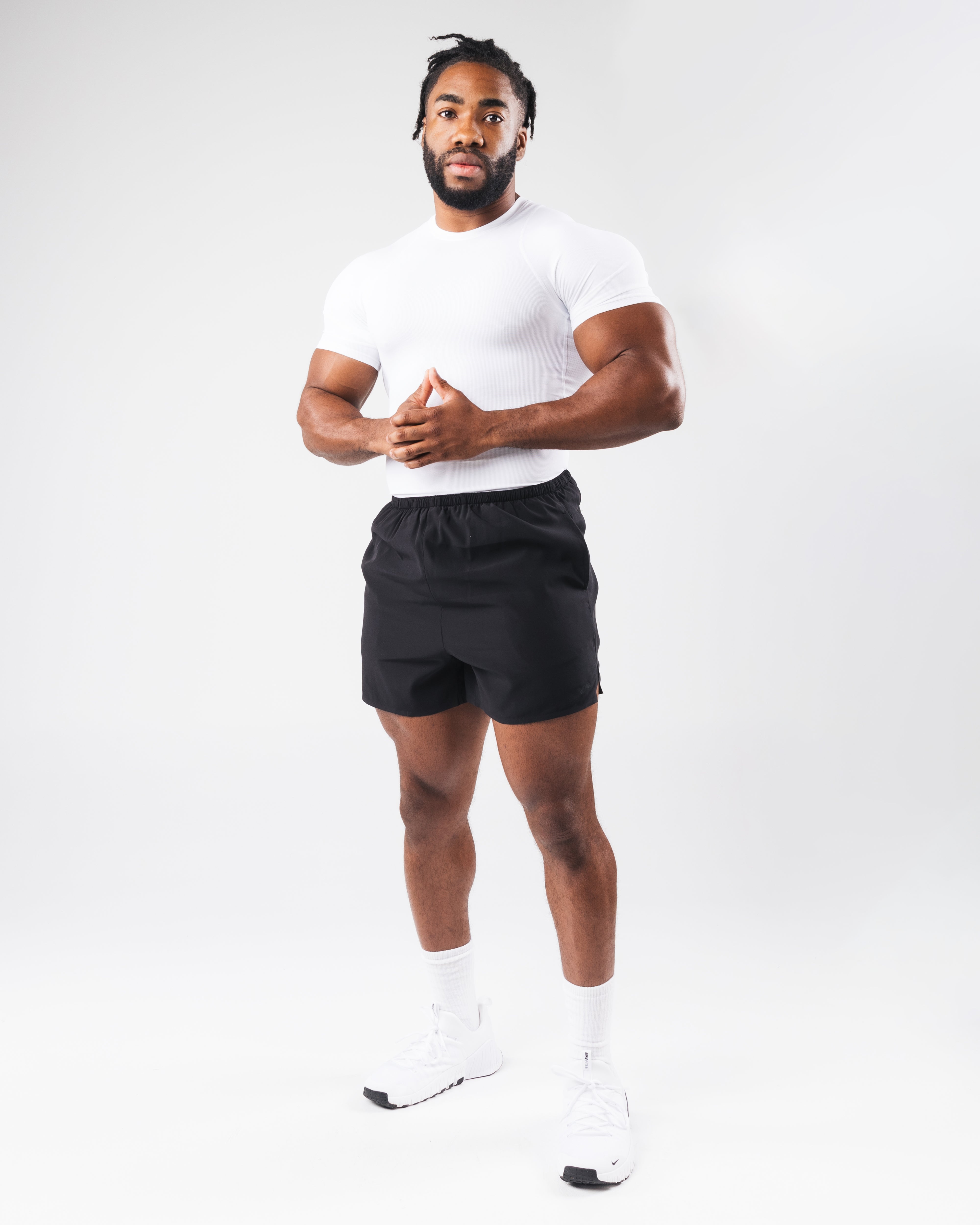 High Performance Power Short Sleeve T-Shirt - Breathable White Workout Top for Men & Women | Gym, Running & Casual Wear