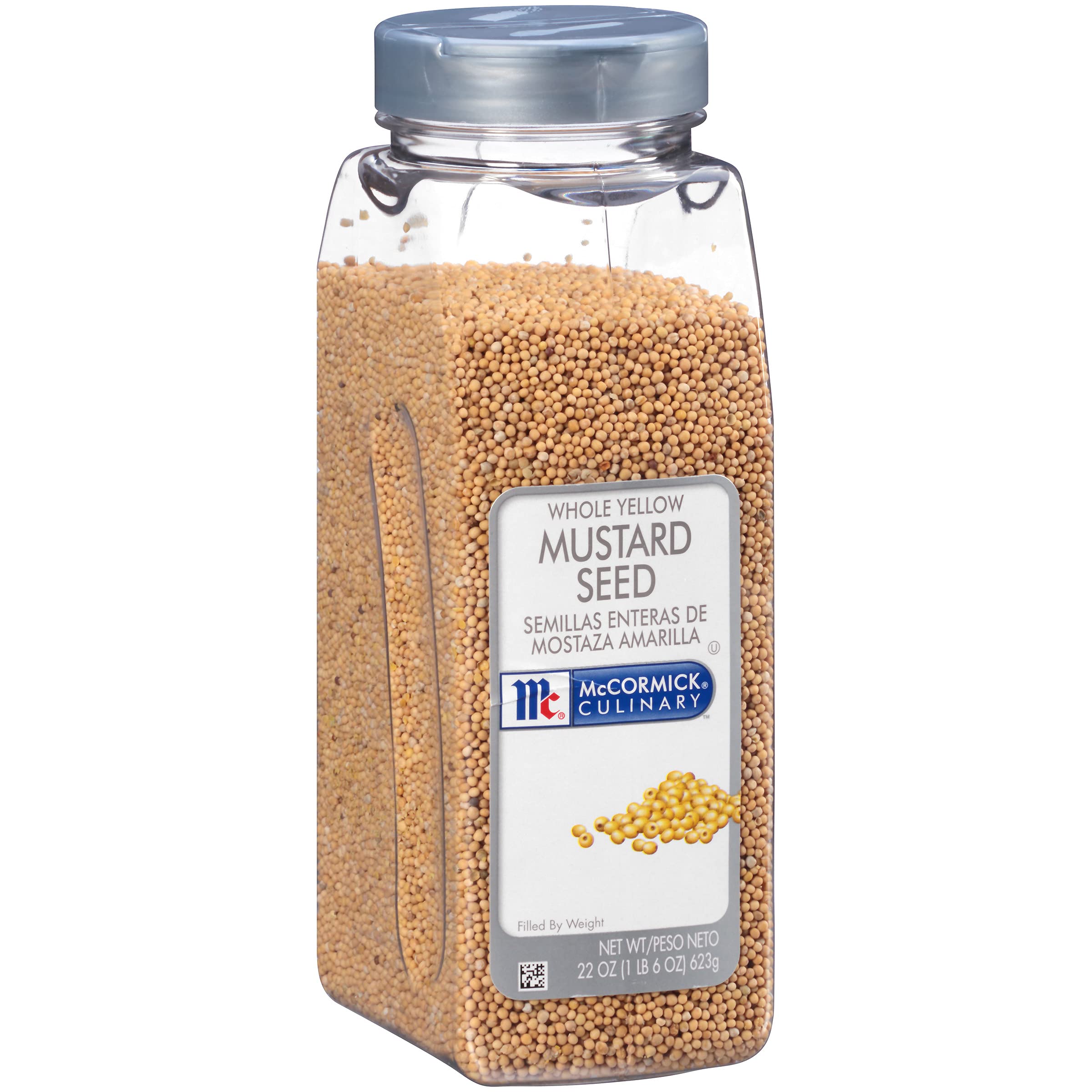 McCormick Yellow Mustard Seeds 22oz - for Pickling, Rubs & Dips