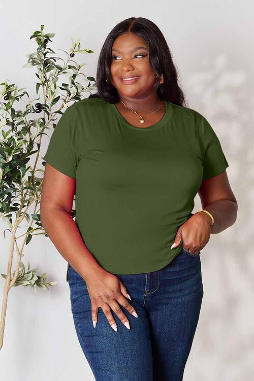 Round Neck Short Sleeve T-Shirt for Men & Women - Comfortable Cotton Casual Tee for Everyday Wear, Gym, and Outings