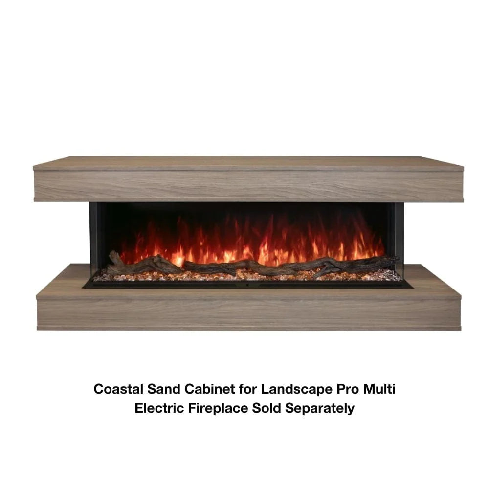 Modern Flames Landscape Pro Multi-Sided Wall Mounted Cabinet - Stylish Storage Solution for Living Room, Bedroom & Office Decor