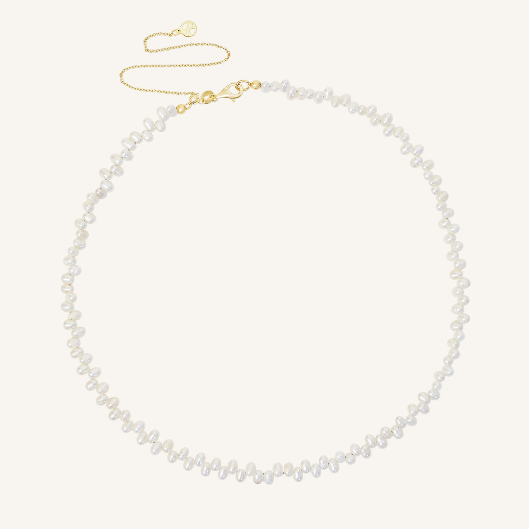 3mm Aspen Pearl Necklace - Elegant Cultured Freshwater Pearls for Women, Wedding, Anniversary & Special Occasion Jewelry Gift