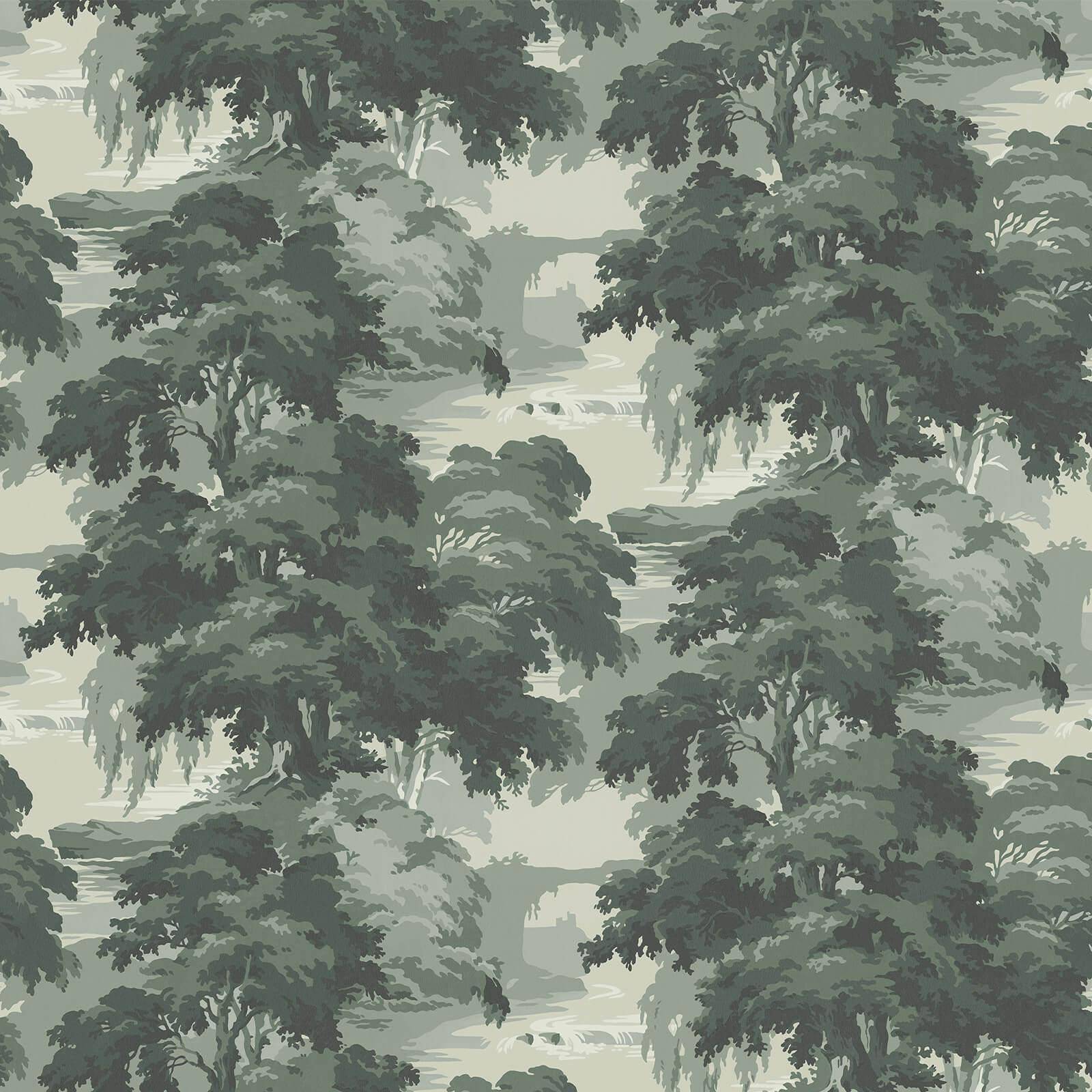REVERIE Wallpaper Verde Sample - Premium Peel & Stick Wallpaper for Home Decor, Bedroom, Living Room, and Office