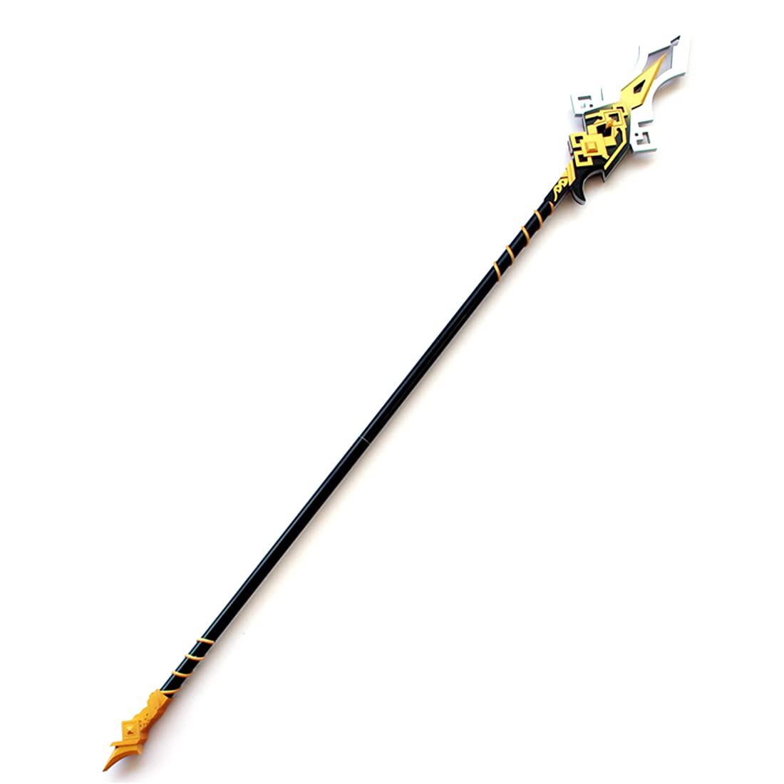GENYUU Genshin Impact ZhongLi Cosplay Sword - 200cm Vortex Vanquisher Replica, Detachable & Portable Prop for Anime Conventions, Cosplay Events & Themed Parties