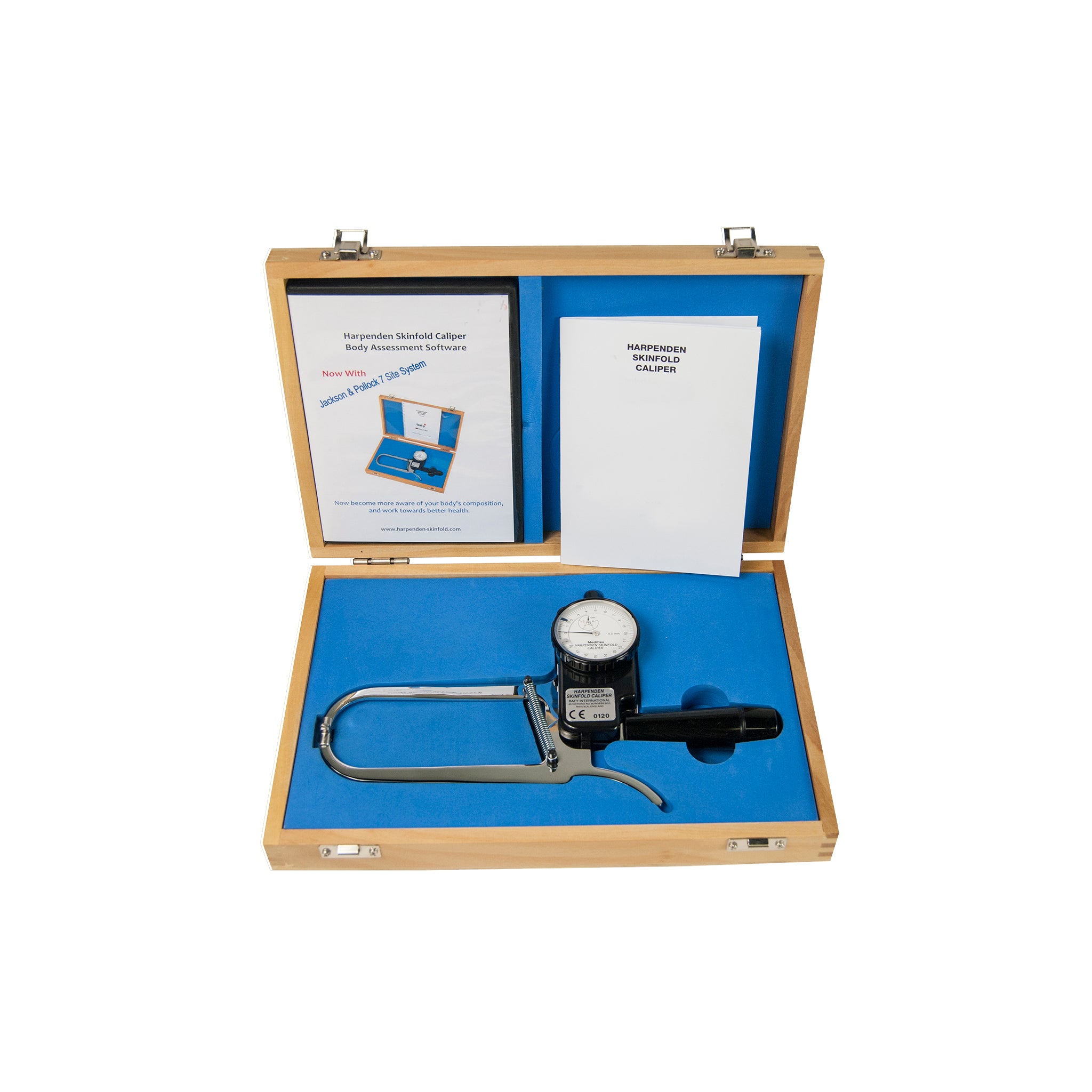 Professional Harpenden Skinfold Caliper with Body Fat Measurement Software - Accurate Fitness & Body Composition Tool for Personal Trainers, Athletes, and Health Professionals | Perfect for Gym, Clinic, and Home Use