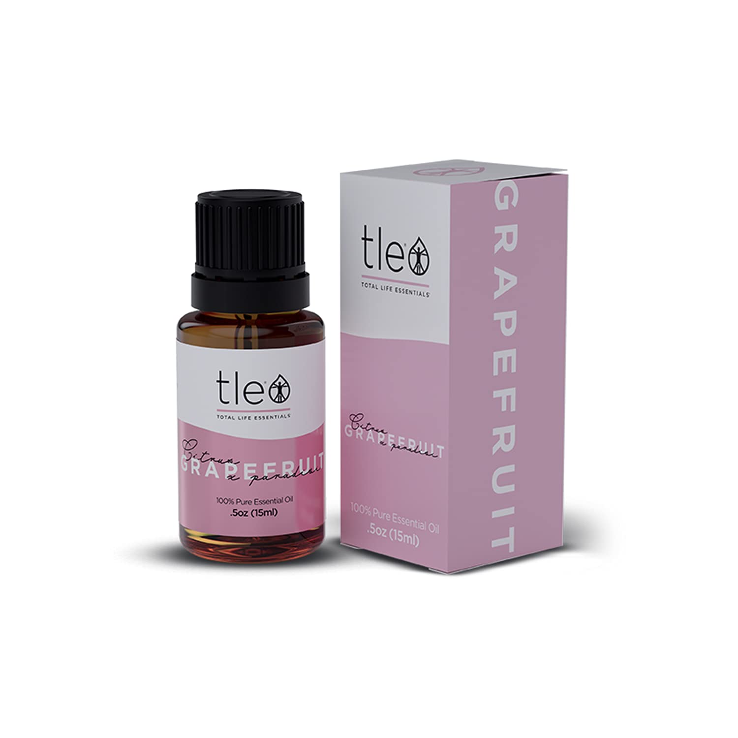 Premium Pure & Natural Grapefruit Essential Oil - 100% Therapeutic Grade TLE Grapefruit Oil (15ml) for Aromatherapy, Massage & Stress Relief