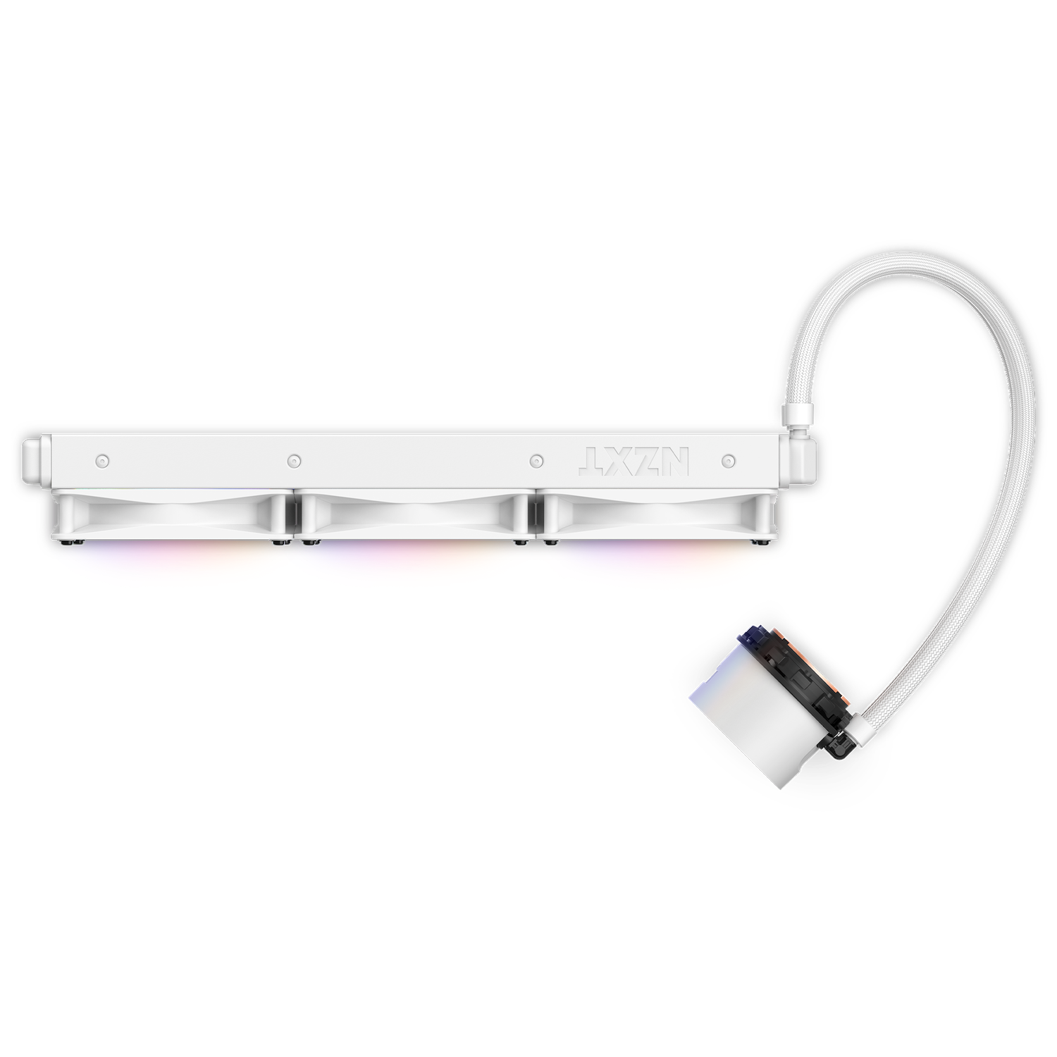NZXT Kraken 360 RGB LCD AIO Liquid CPU Cooler - 360mm Radiator, Customizable LCD Display, RGB Lighting, Quiet Performance (White) - Perfect for Gaming PC Builds & High-End Workstations
