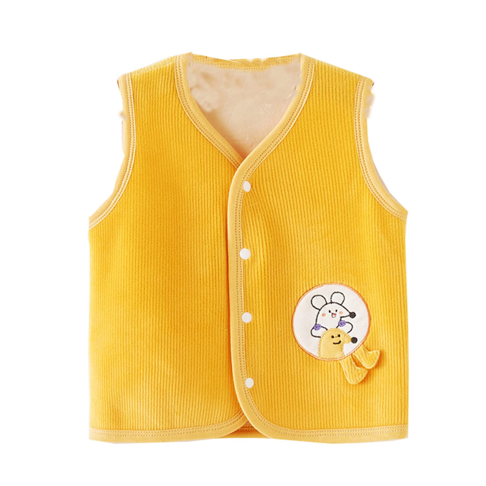 Unisex Baby Warm Jacket Cotton Vest - Soft Padded Waistcoat for Infants & Toddlers | Perfect for Winter Outings, Playdates & Outdoor Adventures