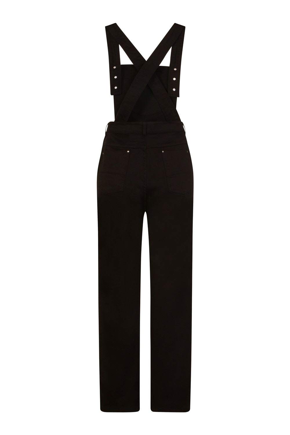 Hell Bunny Elly May High Waist Denim Jeans - Vintage 1940s 50s Retro Rockabilly Dungarees for Women | Perfect for Pinup Fashion, Swing Dancing & Retro Outfits