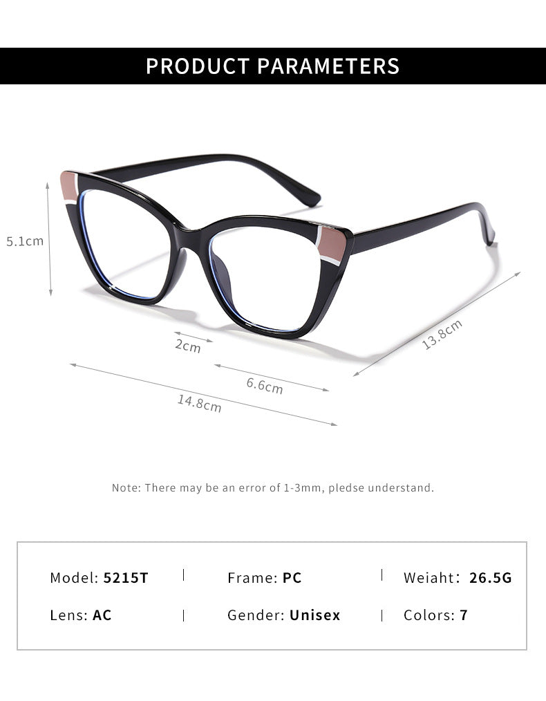 Stylish Cat Eye Glasses for Women - Trendy Retro Frames with UV Protection - Perfect for Reading, Driving & Fashion Accessories
